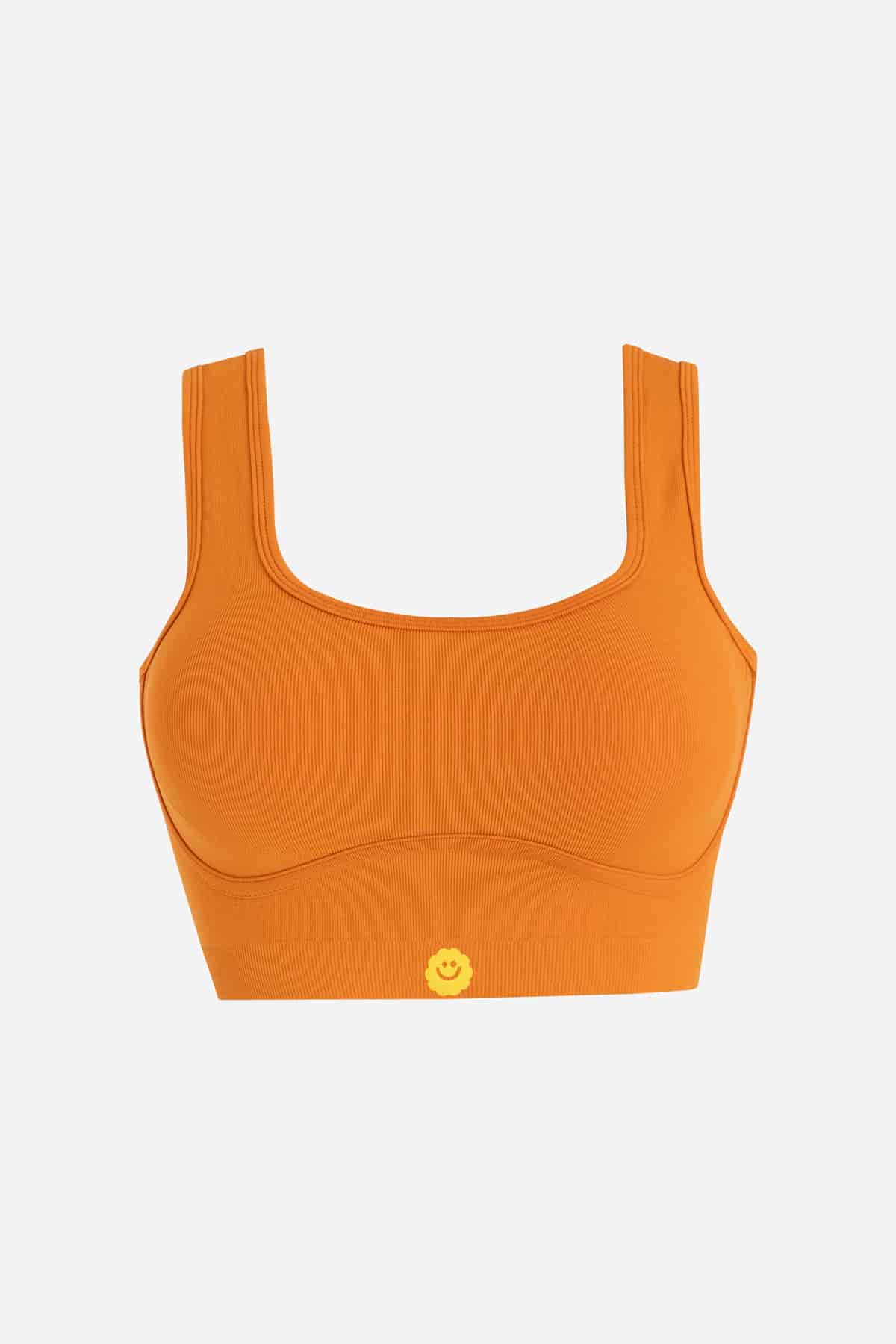 SEAMLESS TOP ORANGE - miniatura 3