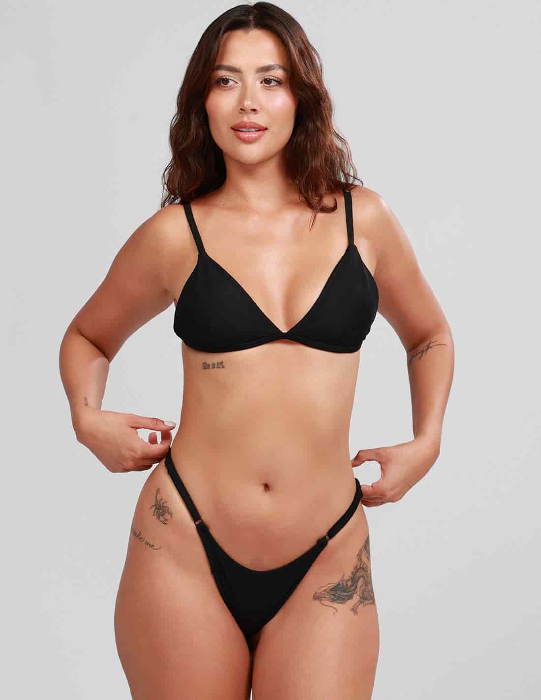 Set Bikini Top & Panty Nix Negro - miniatura 1