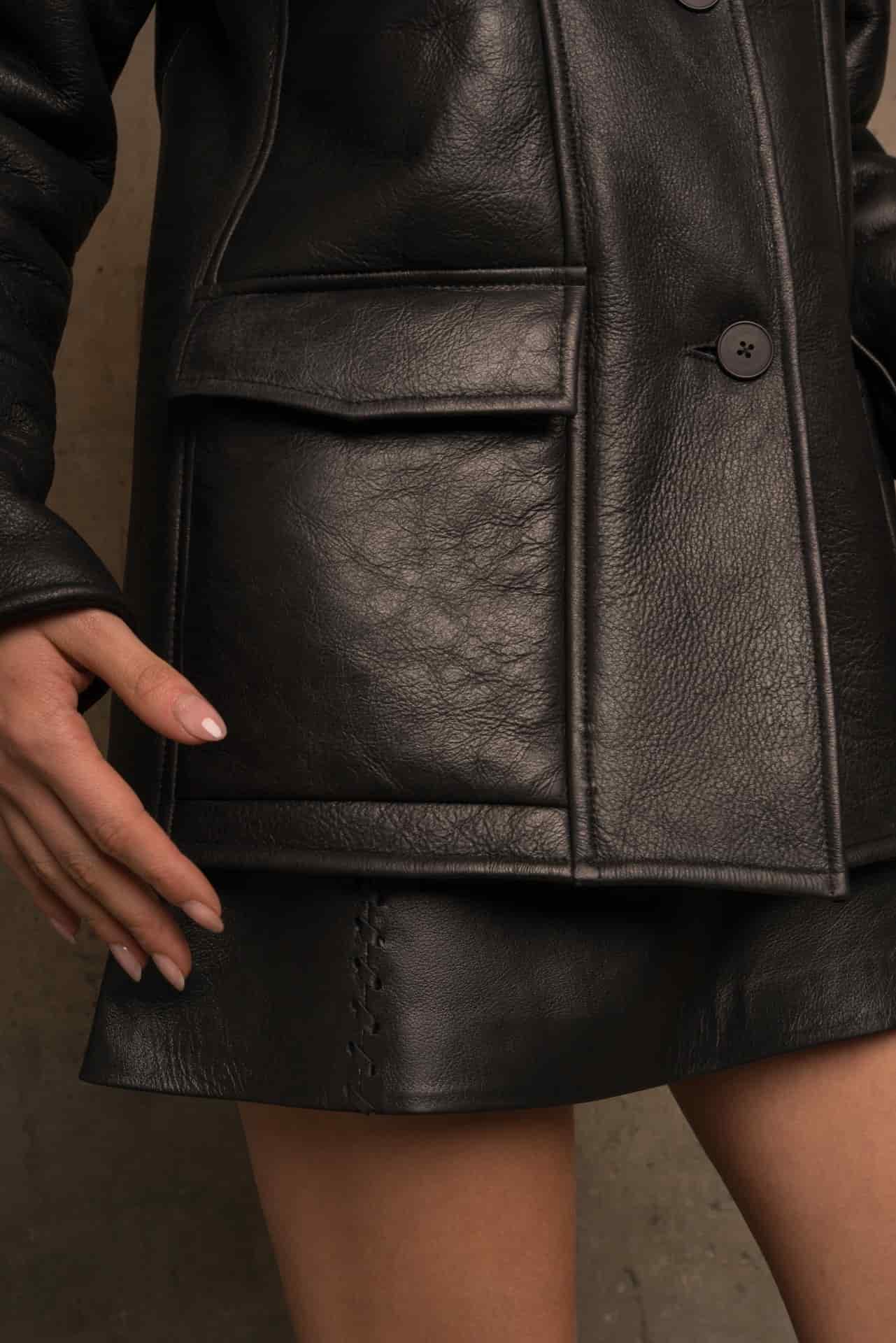 HARRY SHEEPSKIN POCKET JACKET - miniatura 3