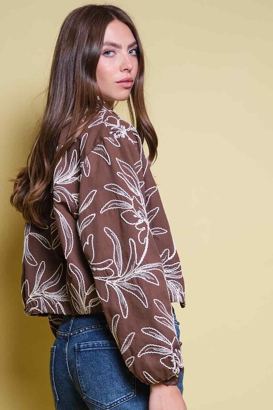 CHAQUETA CAFE CINTAS - miniatura 2