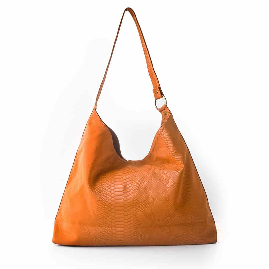 Cartera para mujer Badminton camel con broche Cobra Noir - miniatura 2