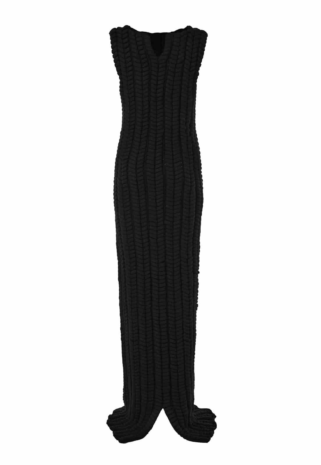 WOVEN BRAIDED DRESS - miniatura 3