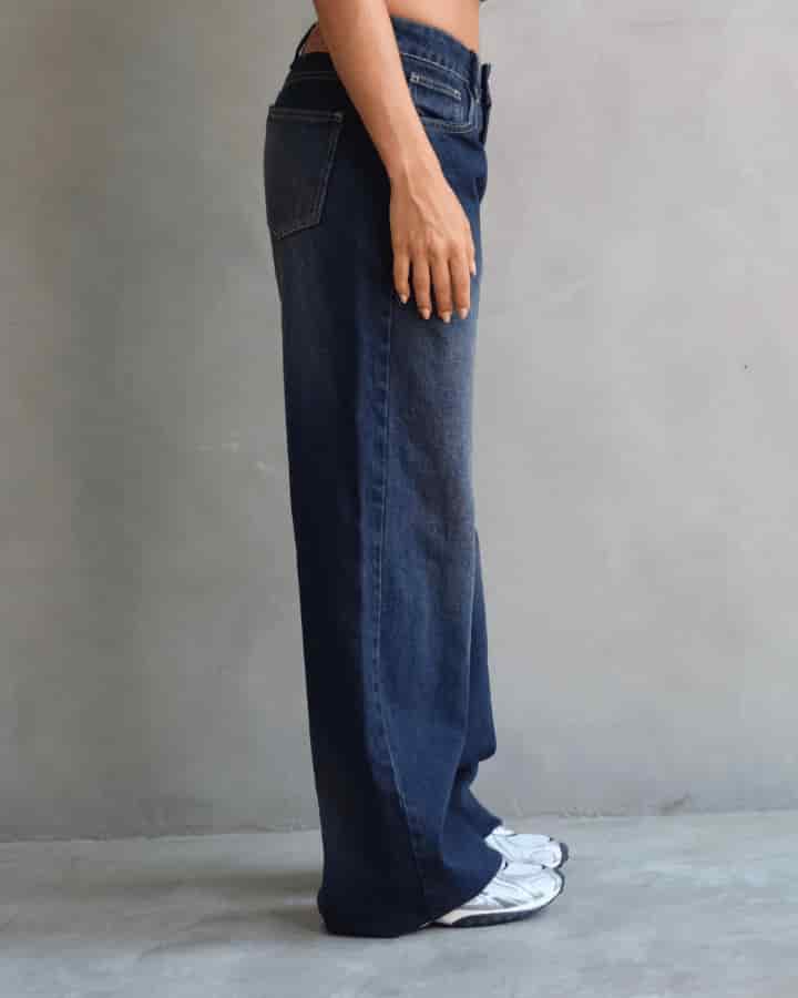 JEAN RELAXED FIT DARK BLUE TINTED AZUL OSCURO - miniatura 7
