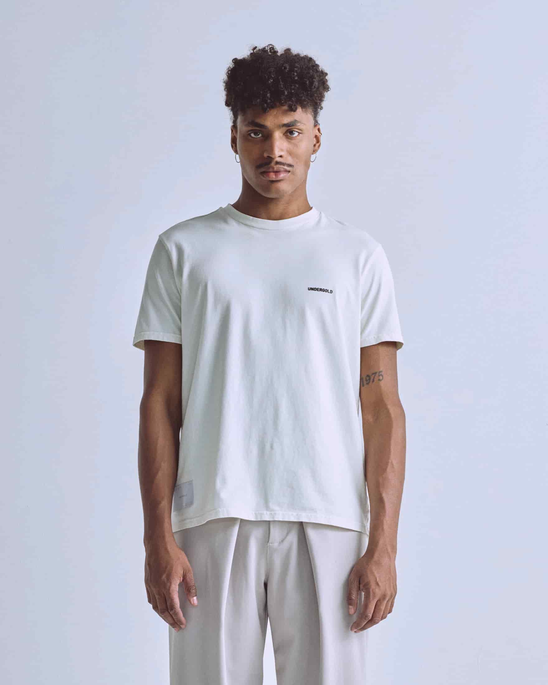 Basics Tiny Logo Regular Fit Tshirt White - miniatura 2