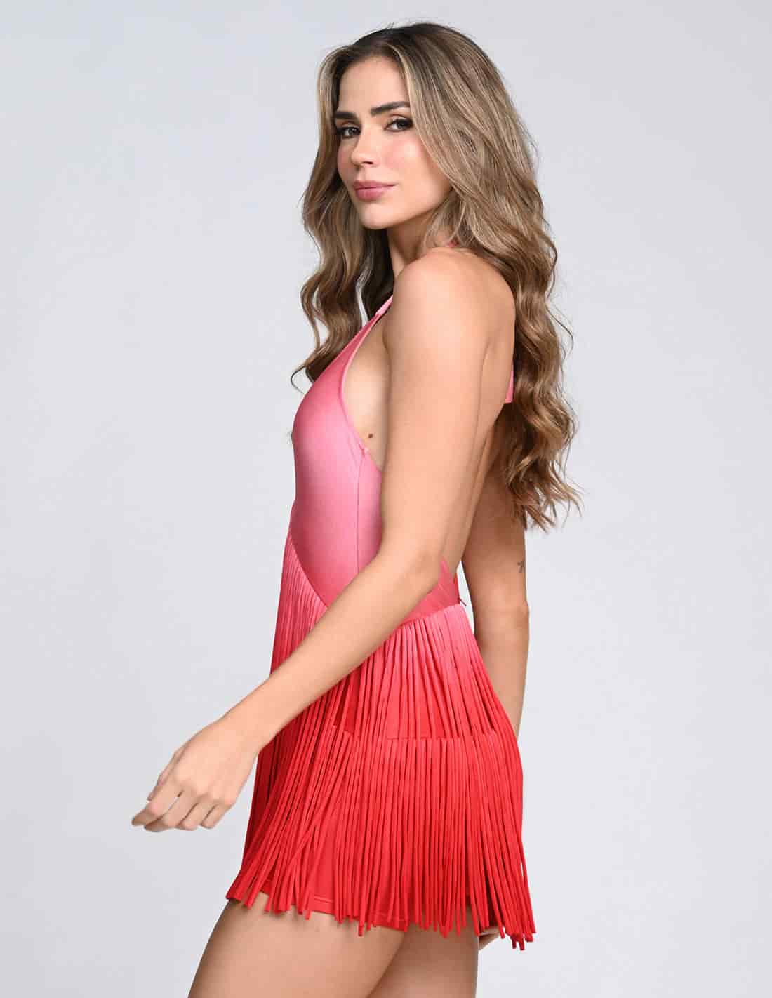 Romper Flowy Faded Red Rose - miniatura 3