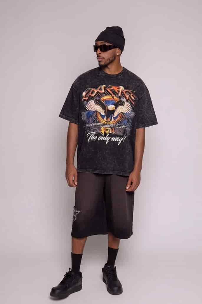 Camiseta Negro/Stone Aguila - miniatura 3