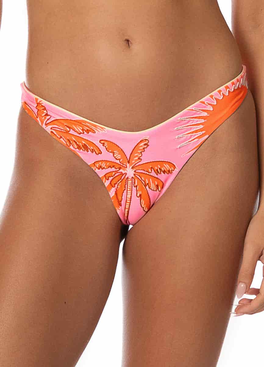Maaji Palm & Sun Splendour Regular Rise Thin Side Bikini Bottom - miniatura 2