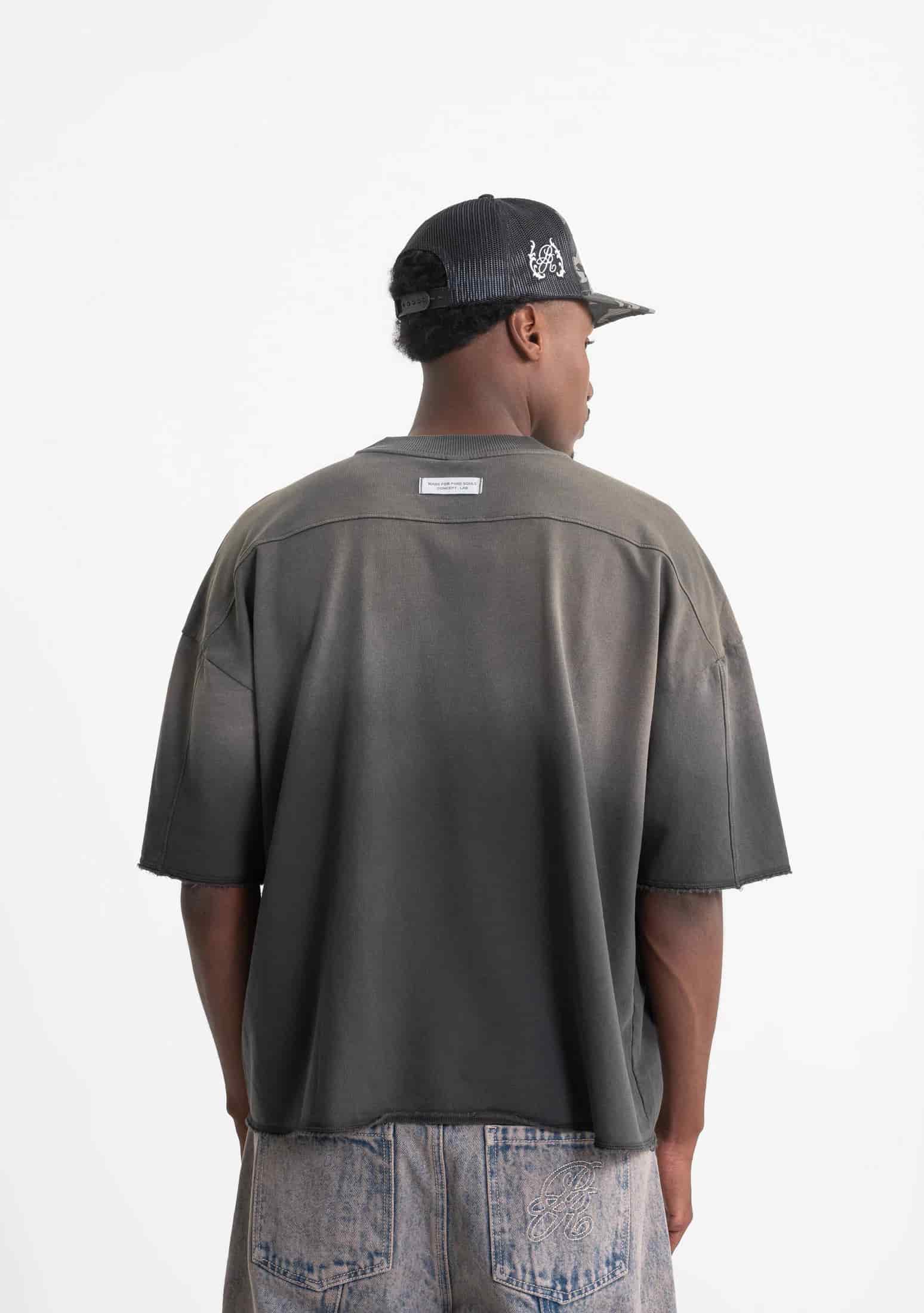 Rustic black pocket t-shirt - miniatura 4