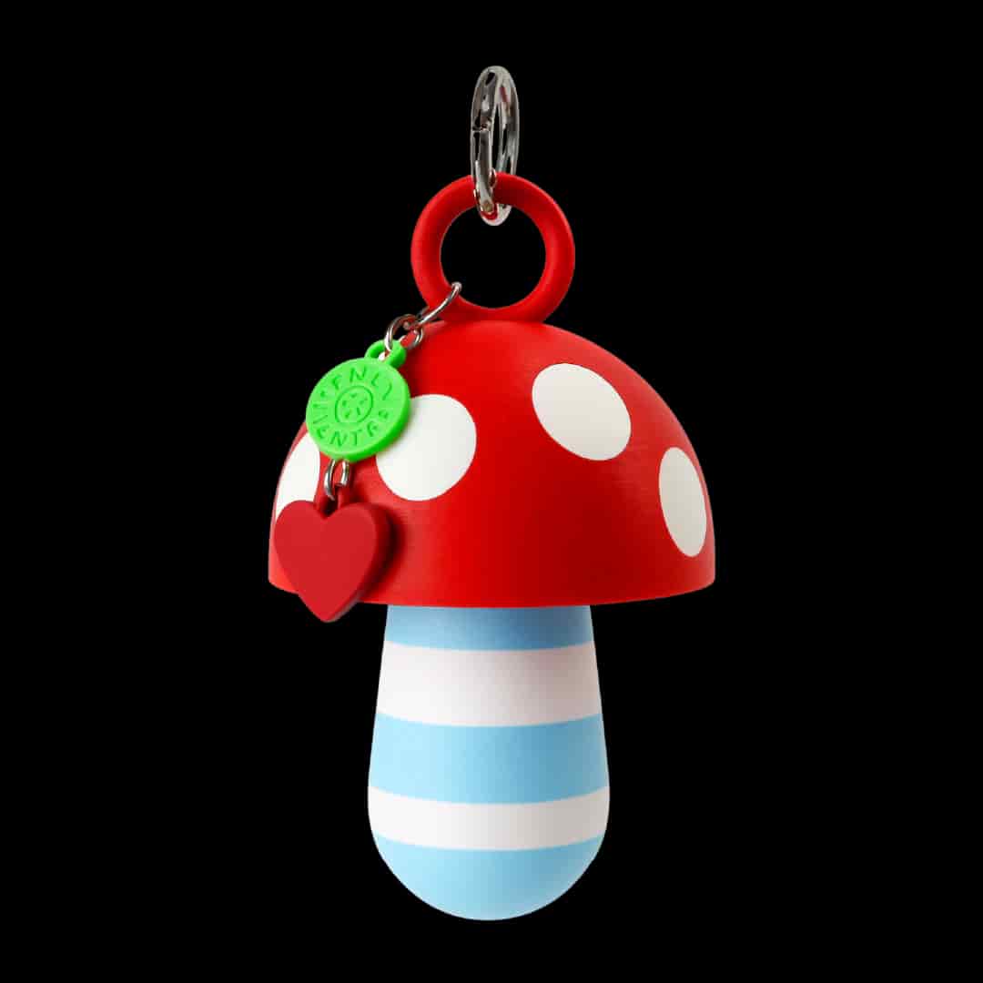 LIPSTICK CASE HONGO RAYAS CELESTE/BLANCO - miniatura 3