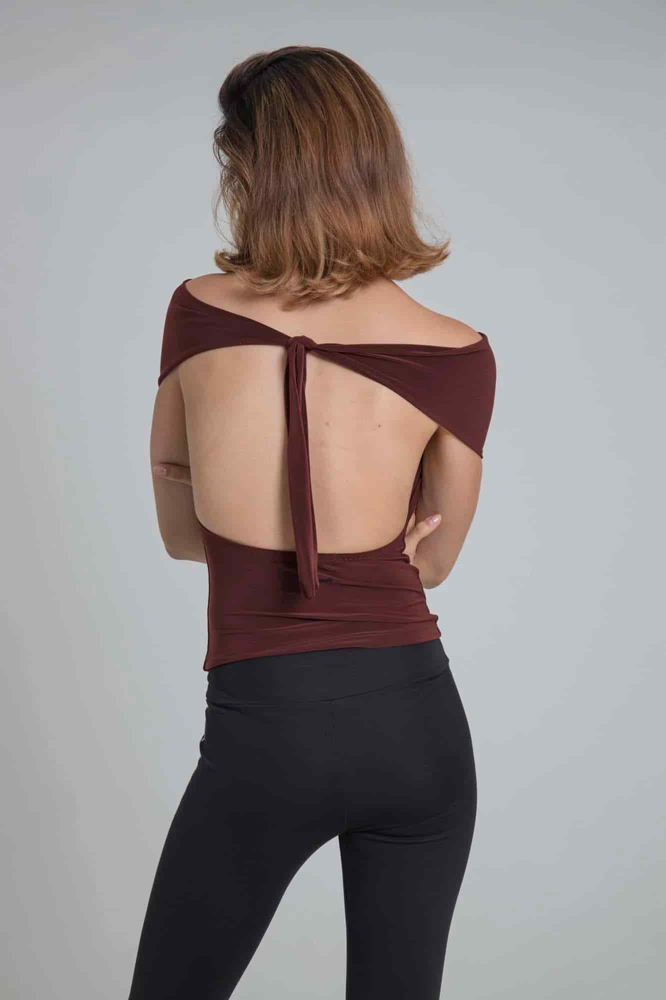 OPHELIA BROWN TOP - miniatura 16