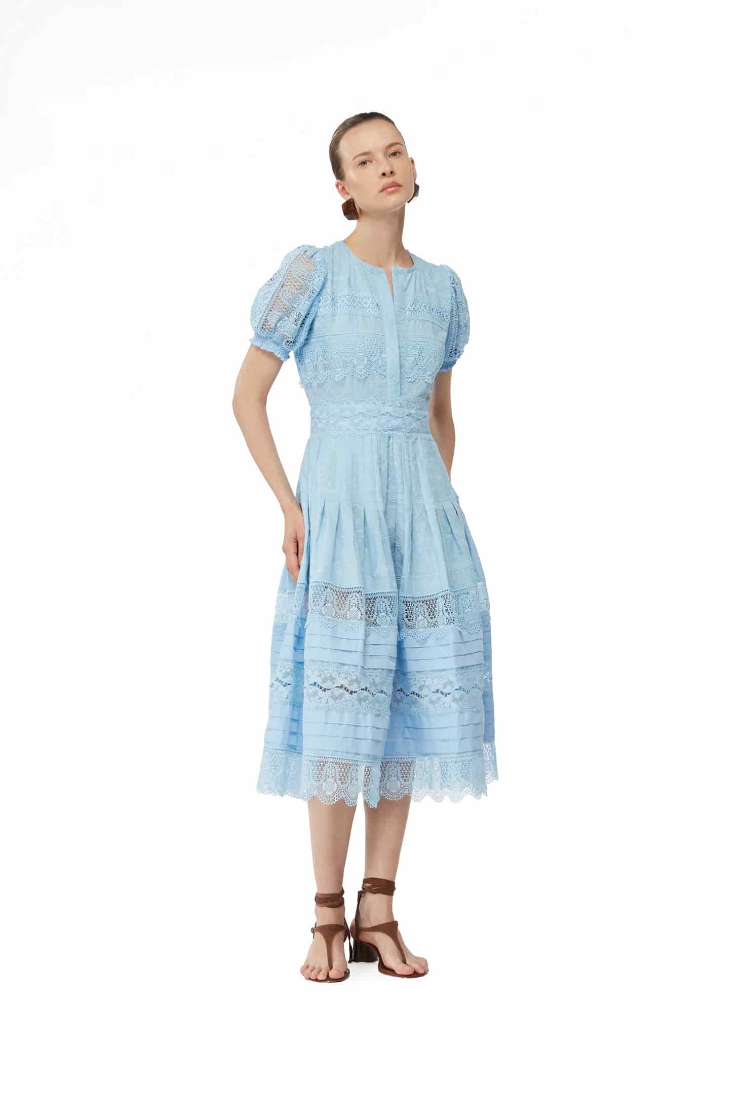 ETOILE MIDI DRESS BLUE - miniatura 4
