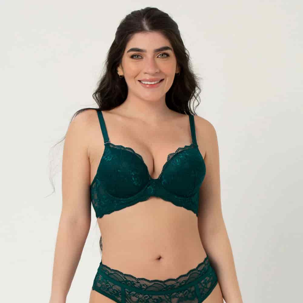 Brasier doble push up con encaje - miniatura 8