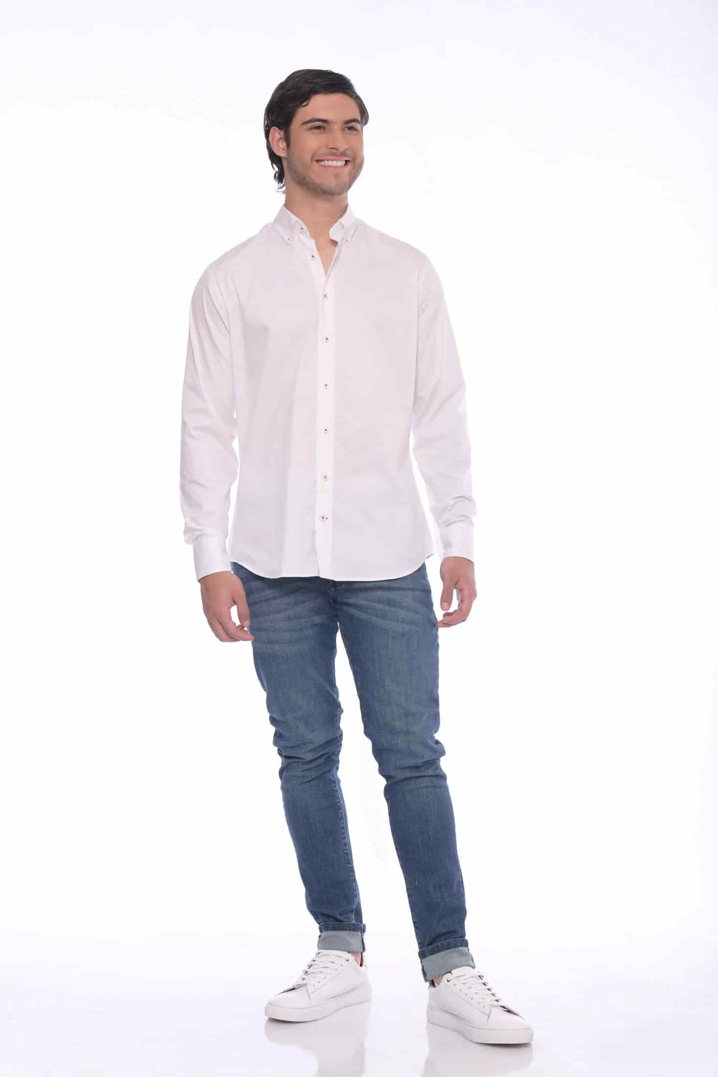 Camisa Algodón Blanco - miniatura 2