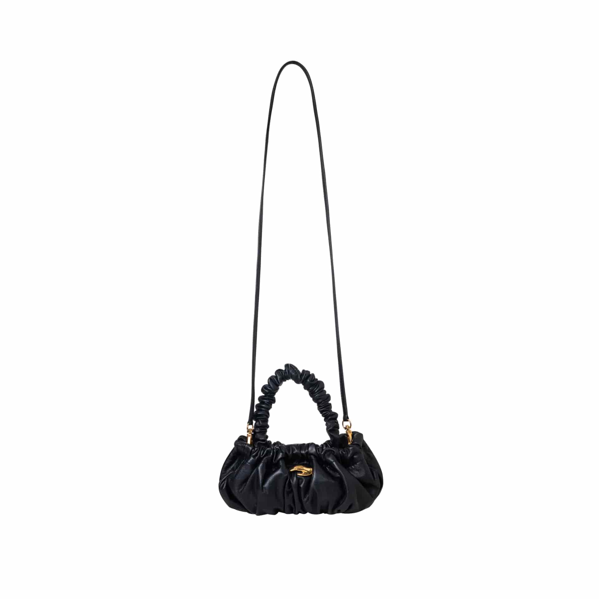 Pierre M Black Leather Bag - miniatura 15