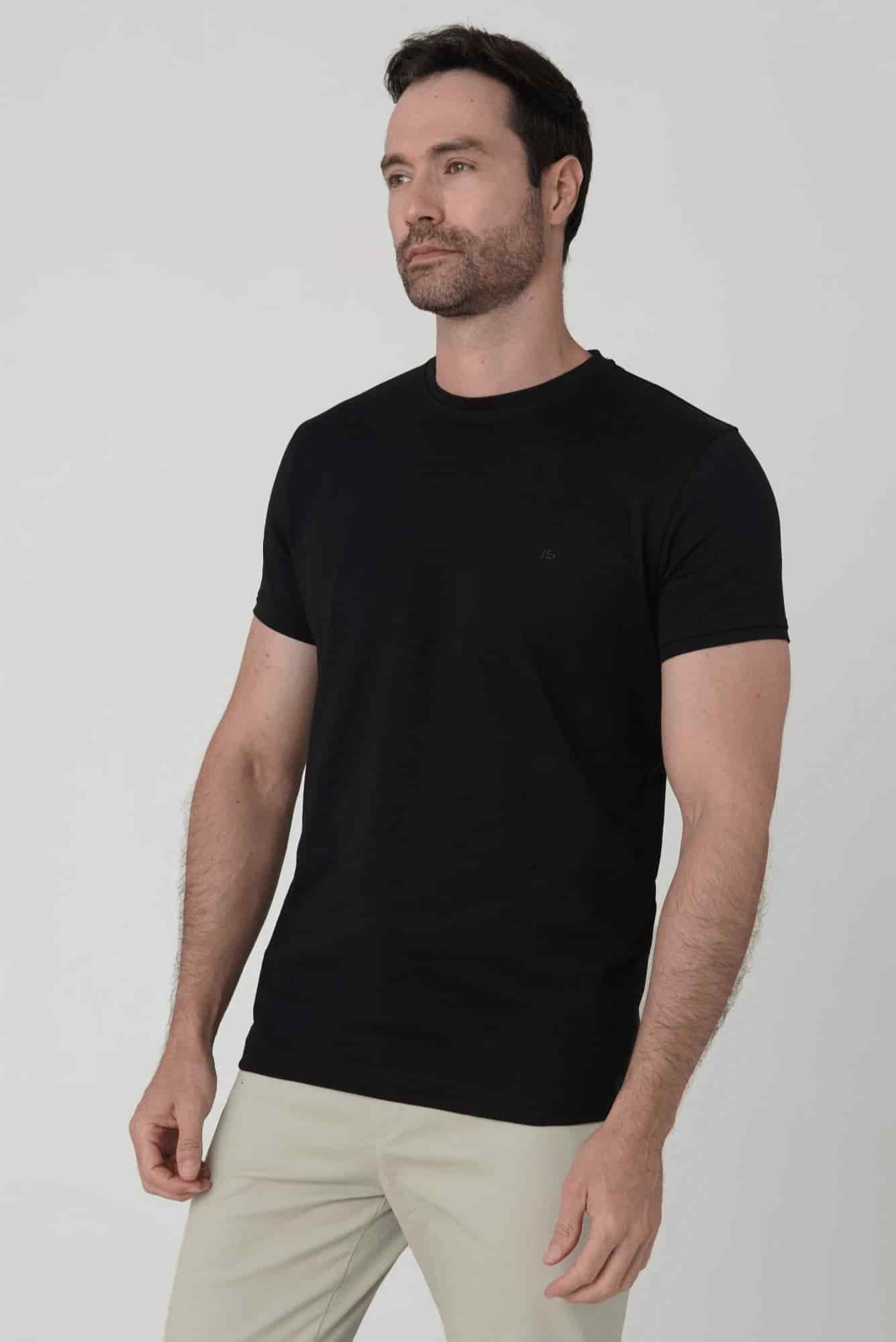 Camiseta cuello redondo para hombre Jon Sonen 020424006 - miniatura 4