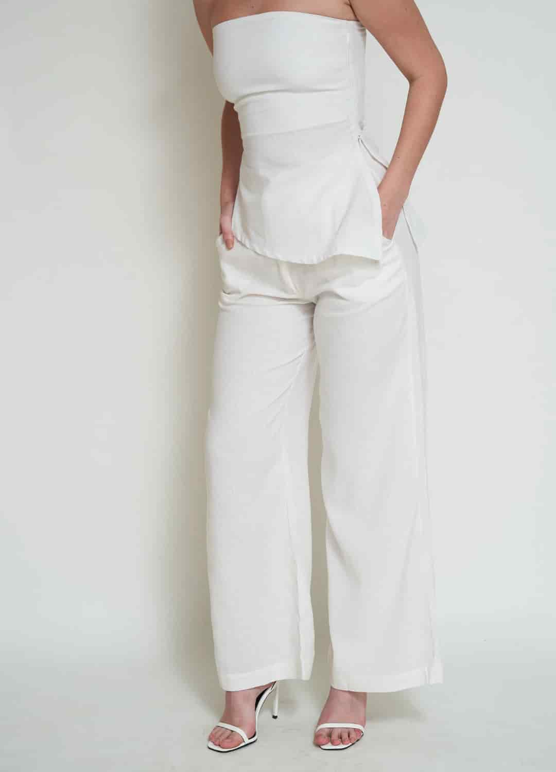 Pantalón Bota Ancha Ivory - miniatura 1