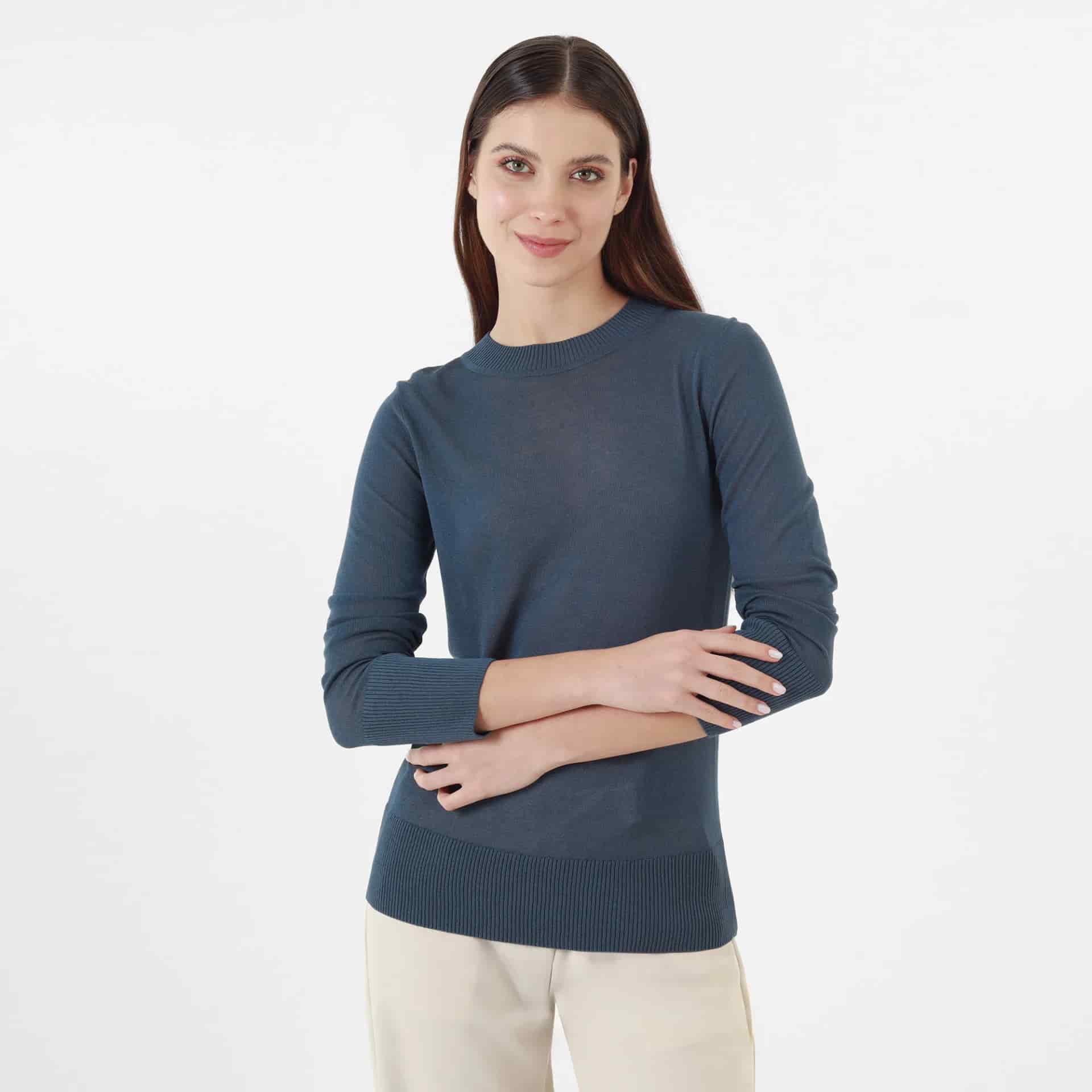 Sweater Cuello Alto Manga Larga - miniatura 15