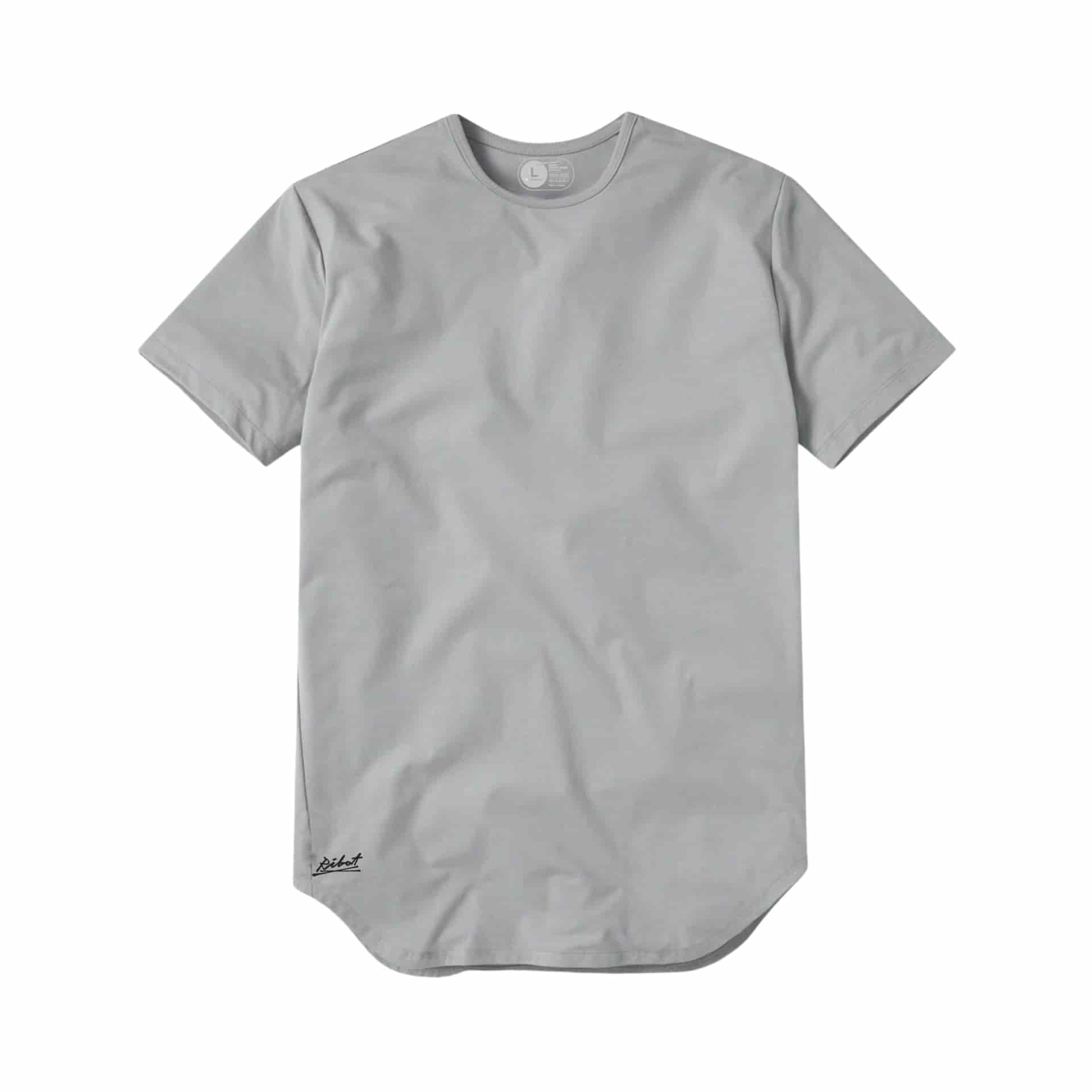 Camiseta Básica Curve Gris Claro - miniatura 2