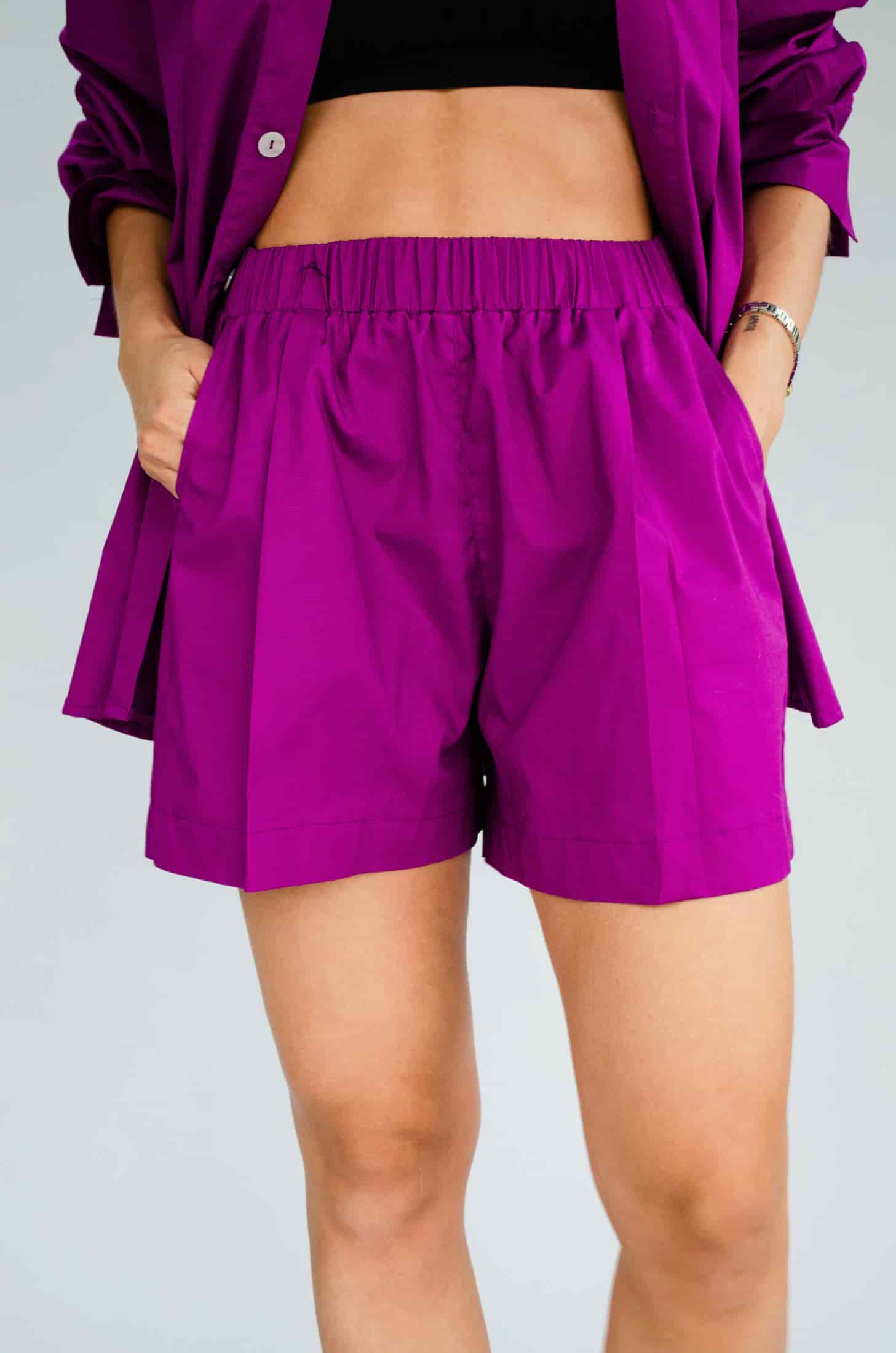 Short Plena de algodón - Morado Lollipop - miniatura 2