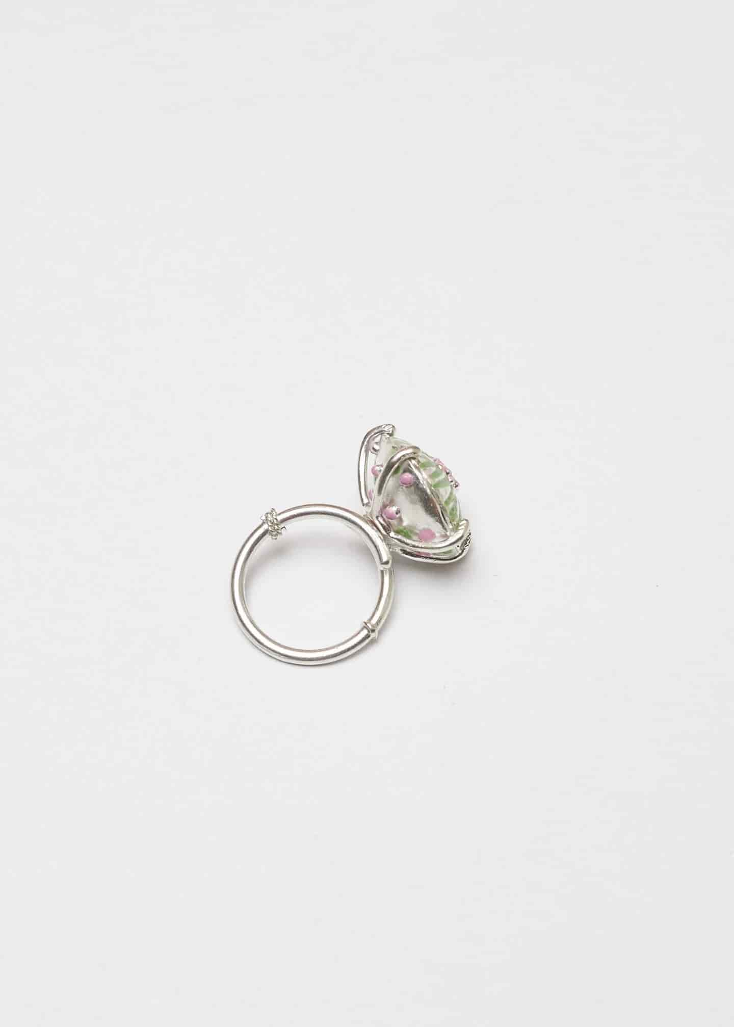 Anillo sombrerito midi plata - miniatura 6