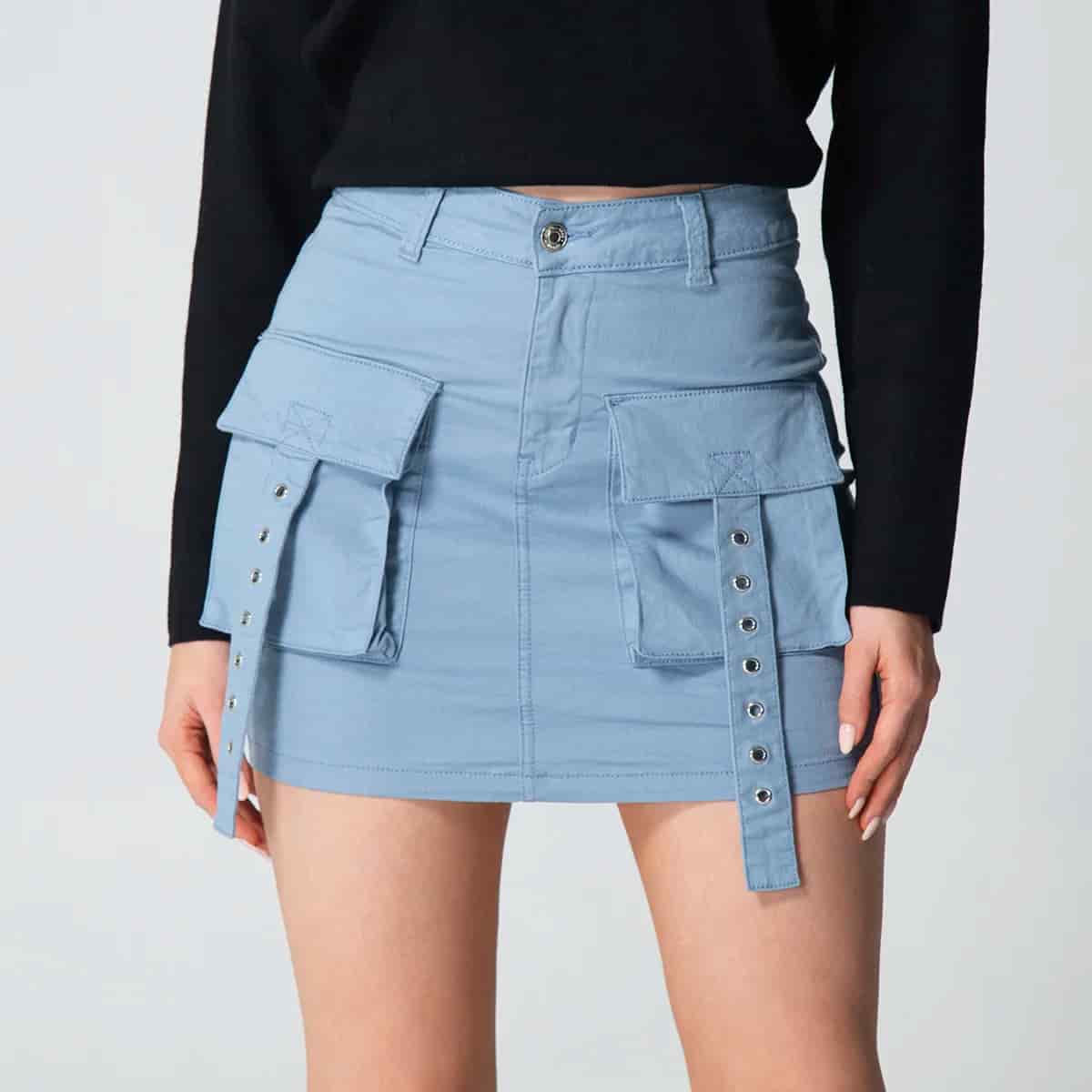 Falda Cargo Corta Goozo - miniatura 3