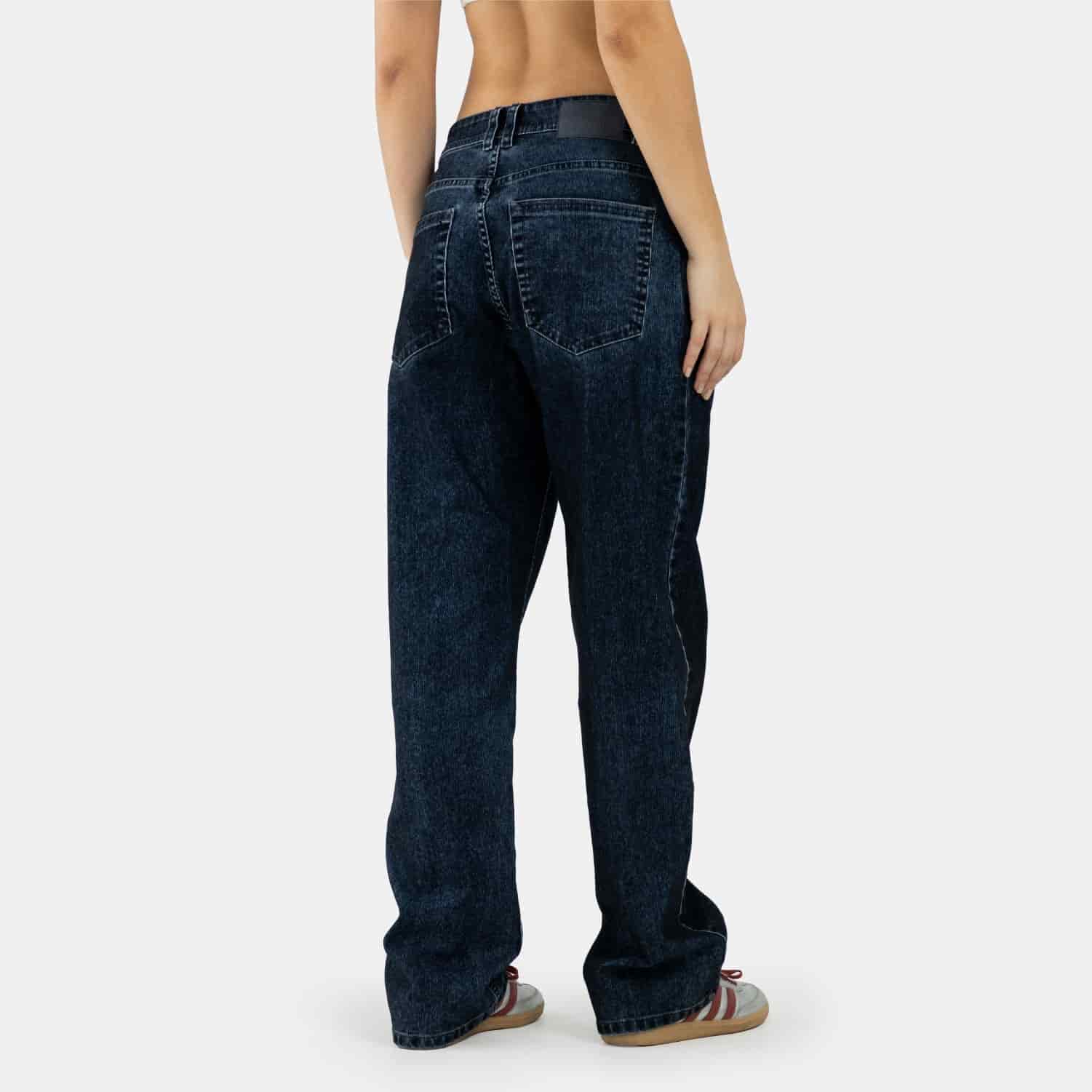Corduroy Touch Denim Relaxed Fit Azul Oscuro - miniatura 11