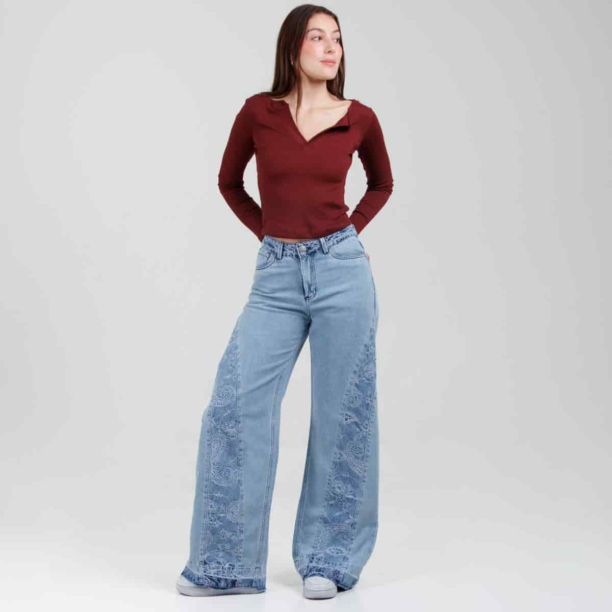 Jean Wide Leg Ax-3069 Rigido - miniatura 2