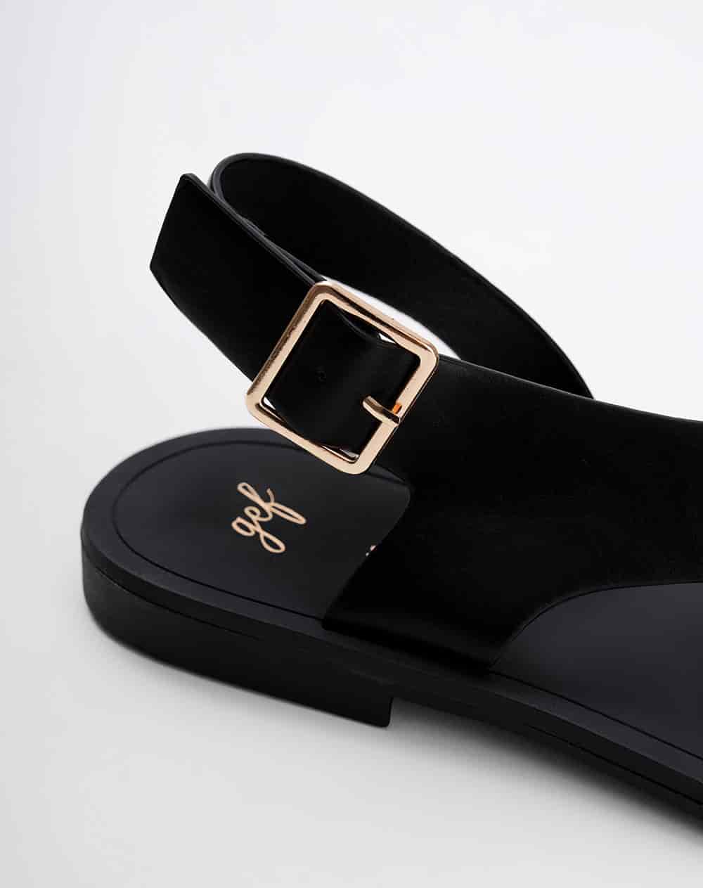 Sandalias negro mujer - miniatura 5