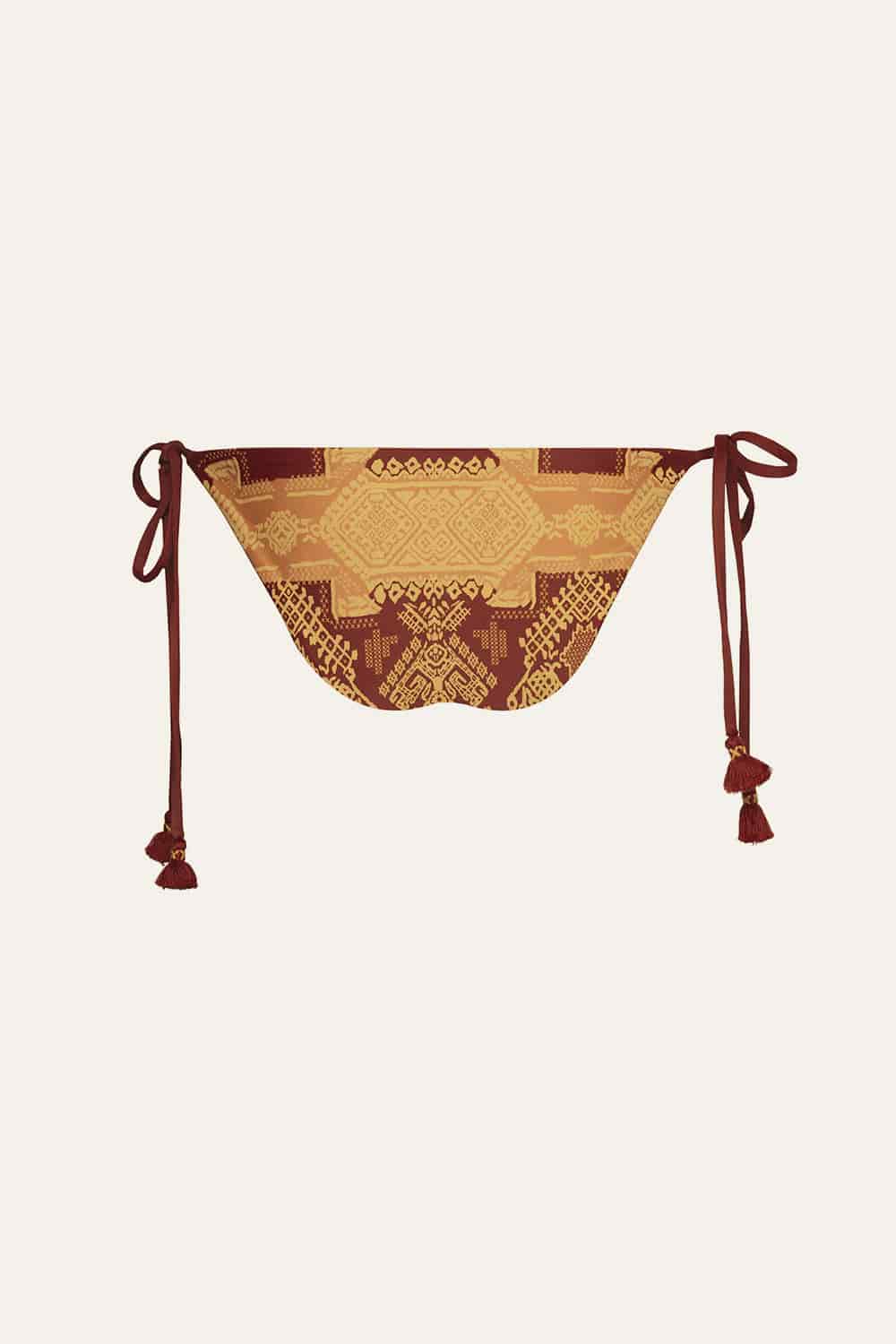 Amaru Bikini Bottom In Mustard - miniatura 2