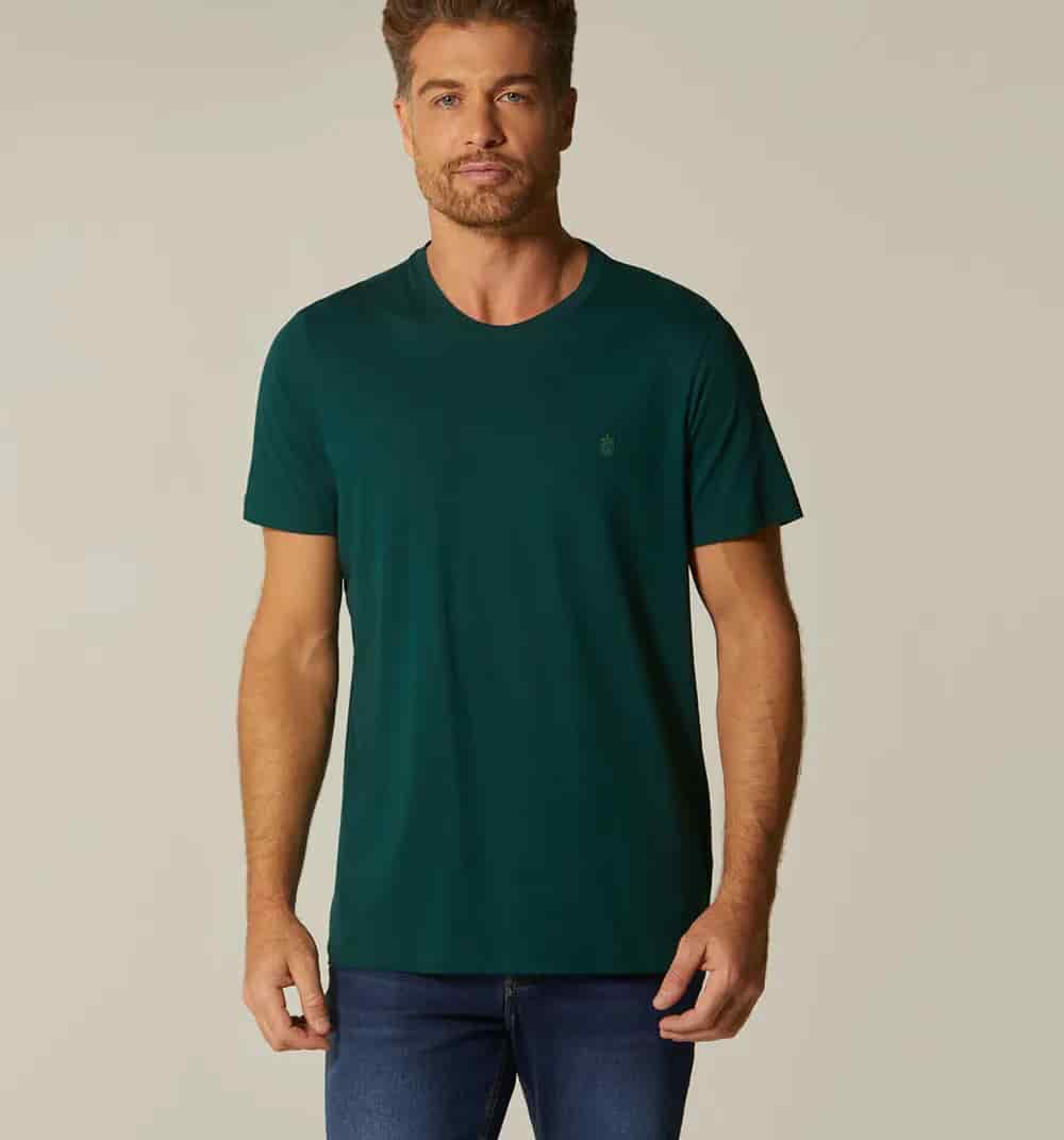 Camiseta básica para hombre - miniatura 3