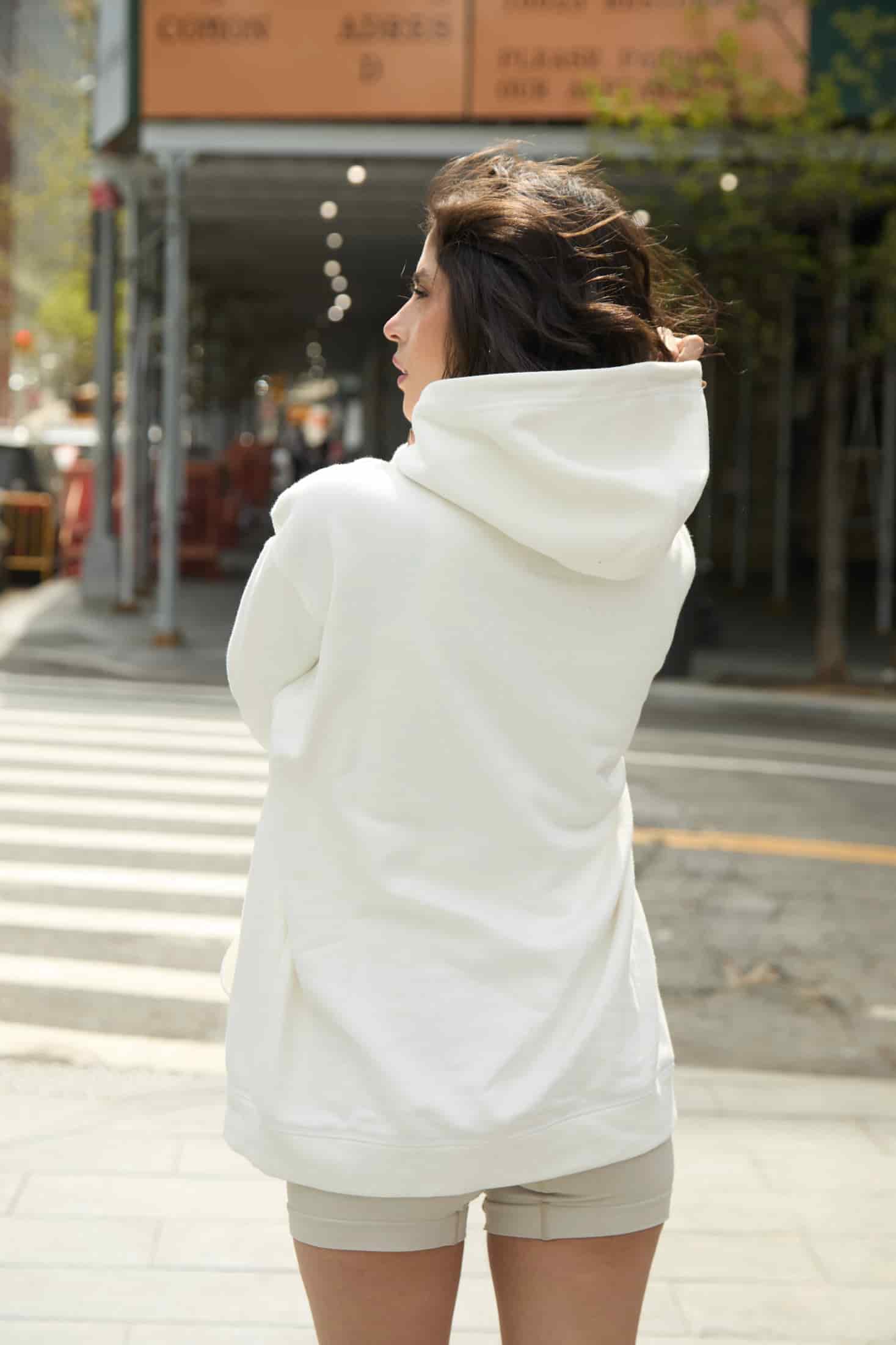HOODIE CREMA - UNISEX - miniatura 7