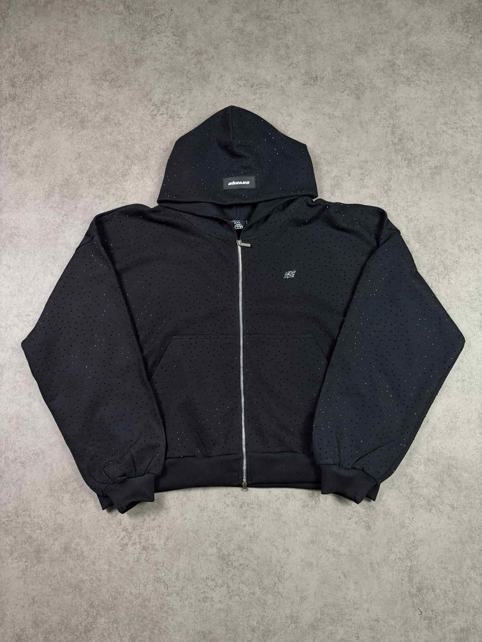 Double Zip Hoodie Boxy fit Diamond - miniatura 3