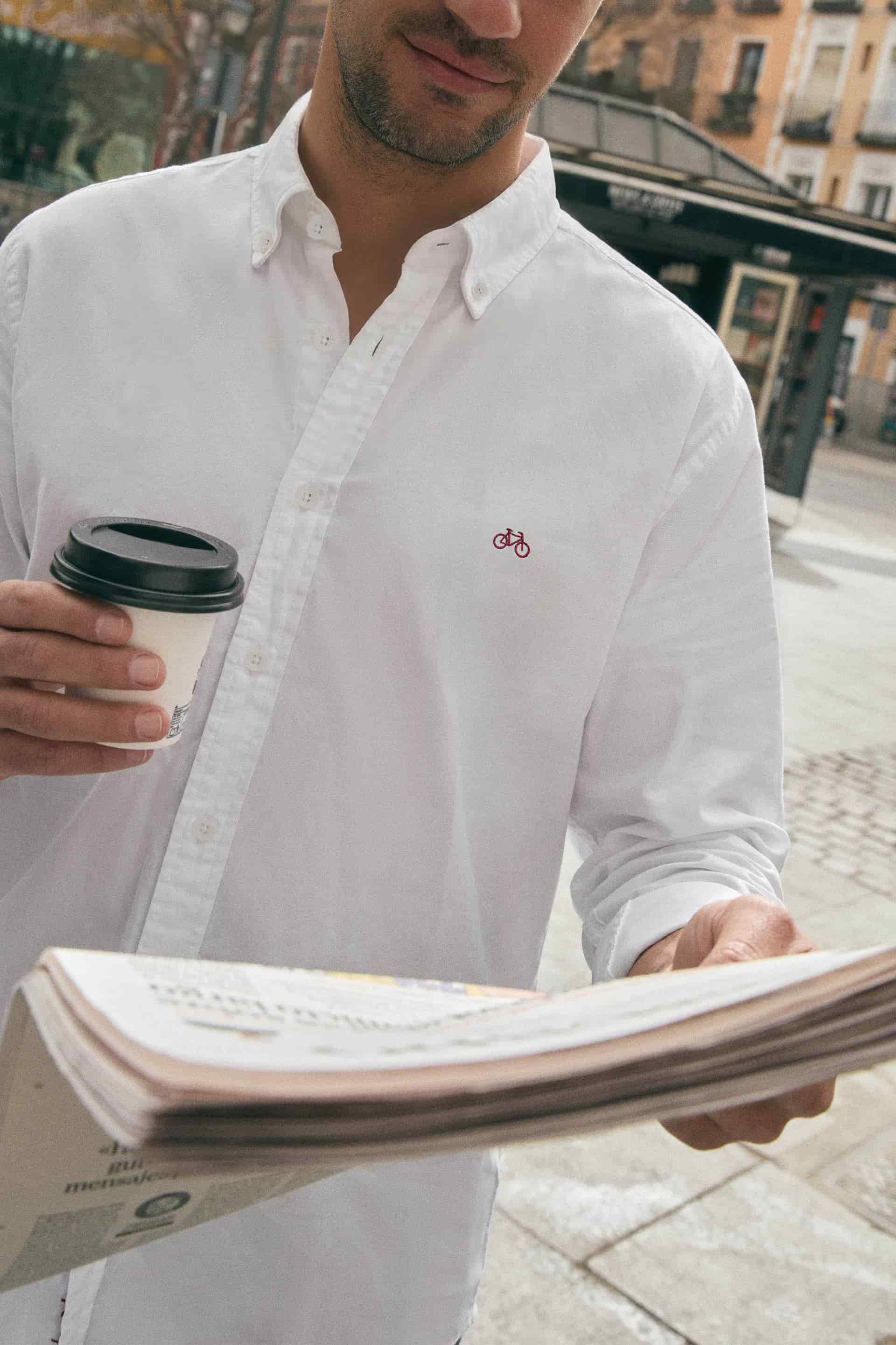 CAMISA OXFORD BLANCO - miniatura 3