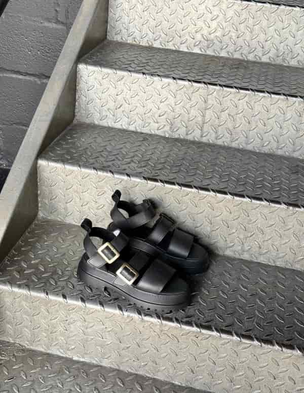 SANDALIAS CHUNKY NEGRO - miniatura 3