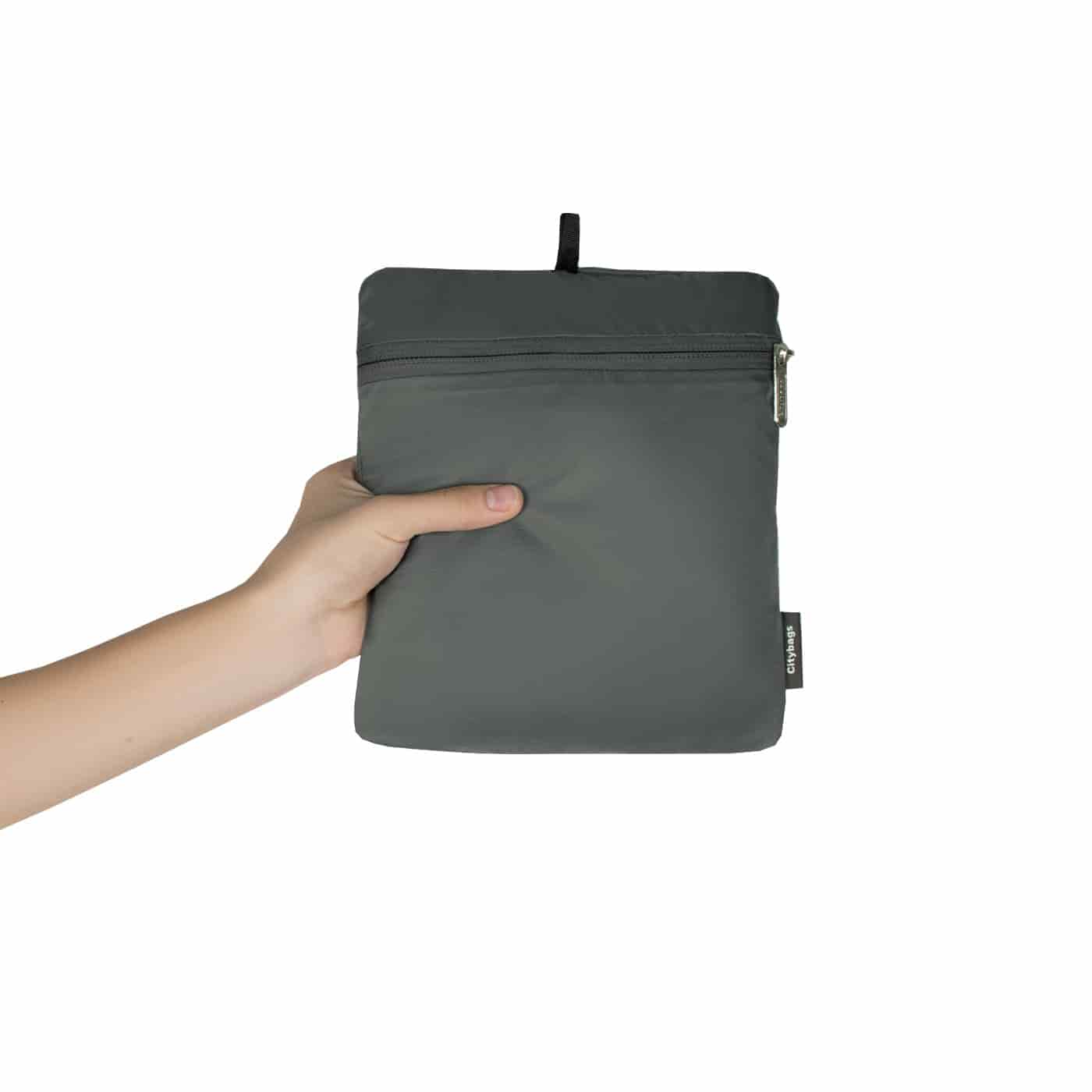 Bolso Manos Libres Viajero Citybags Light Gris - miniatura 2
