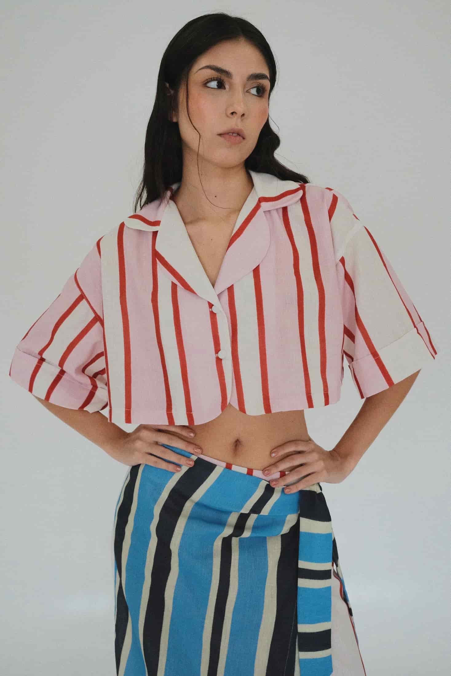 CANDY CROPPED SHIRT - miniatura 1
