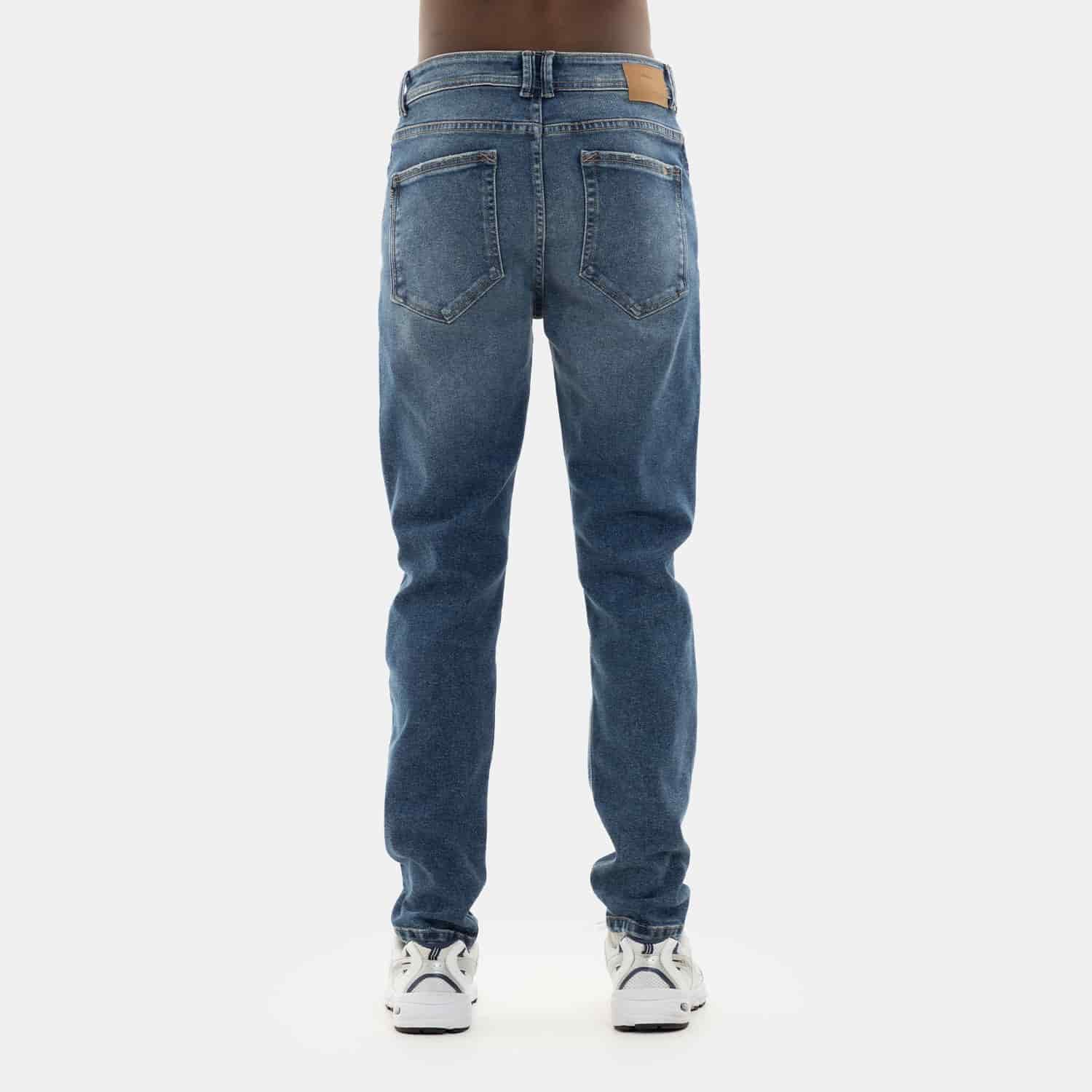 Skinny Fit Jeans Dark Blue - miniatura 4