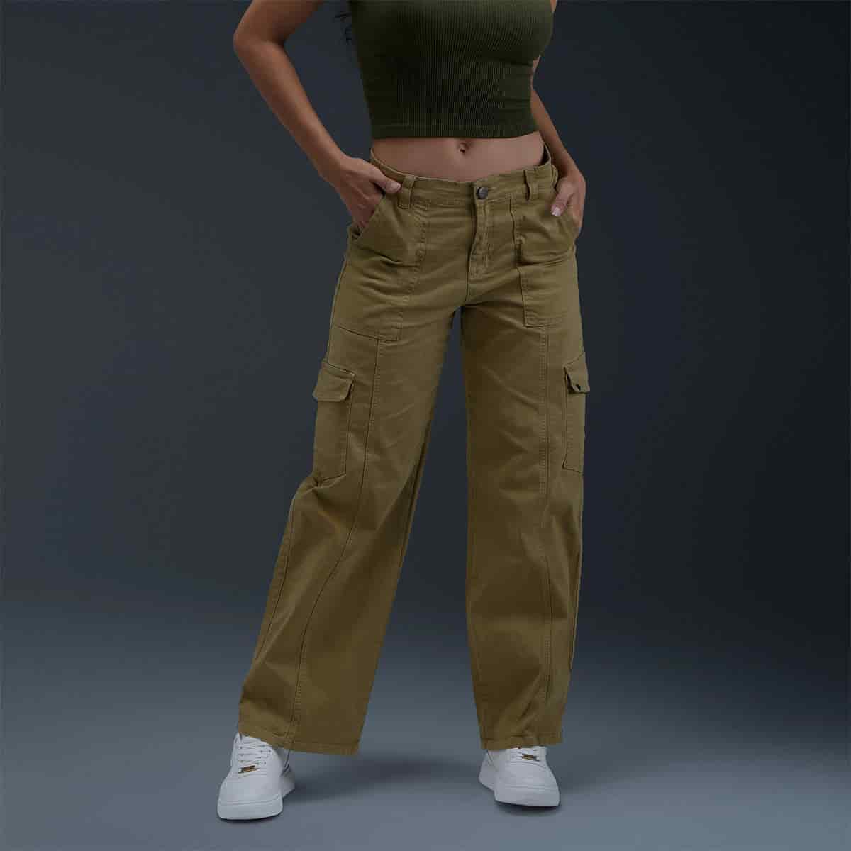 Jeans Beige Mujer - miniatura 1