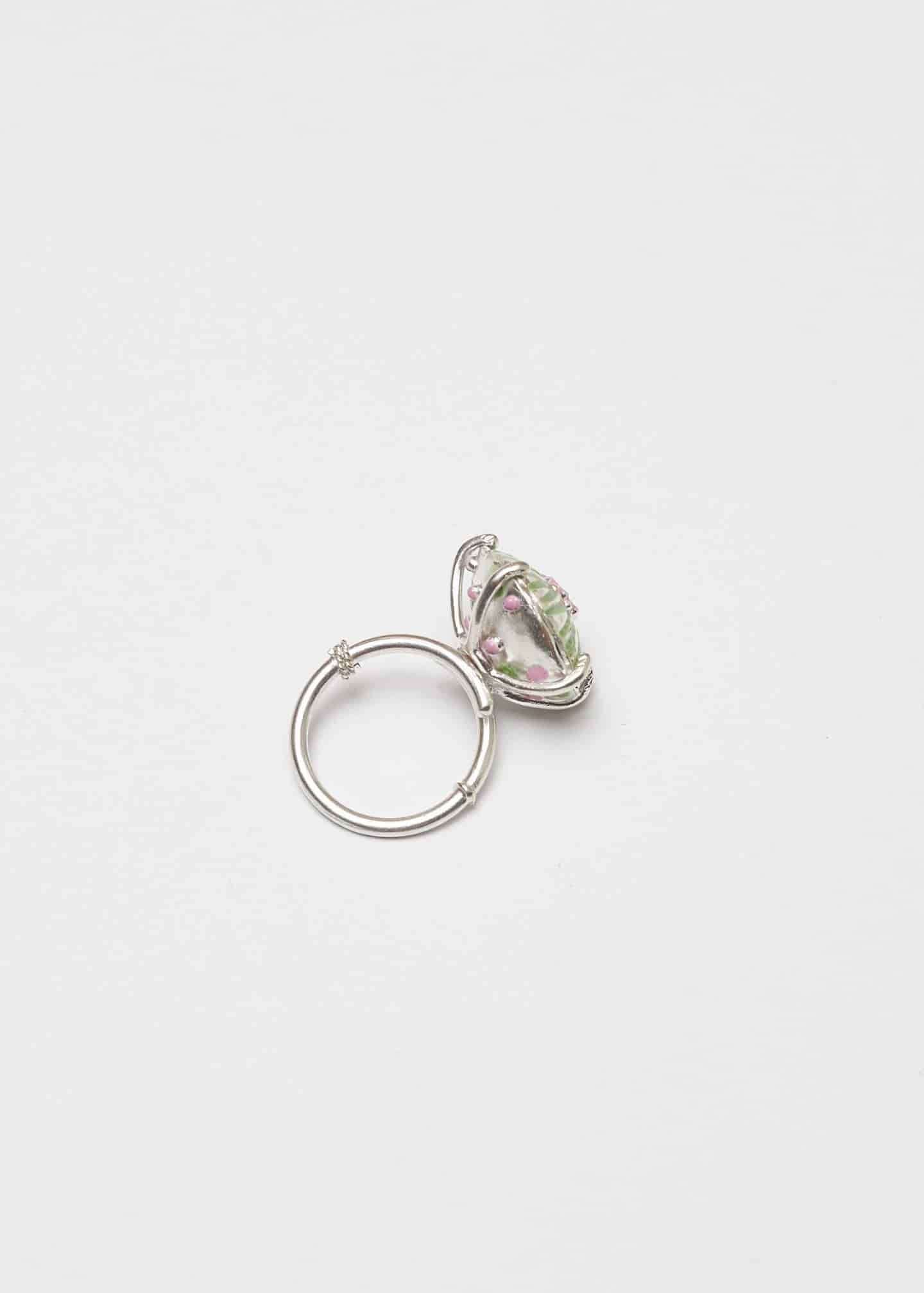 Anillo sombrerito midi plata - miniatura 2