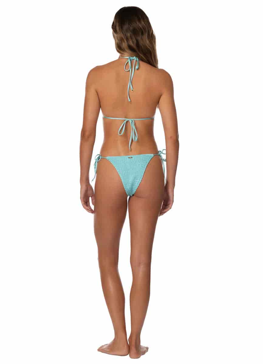 Maaji Indigo Veil Sunflash Low Rise Tie Side Bikini Bottom - miniatura 7
