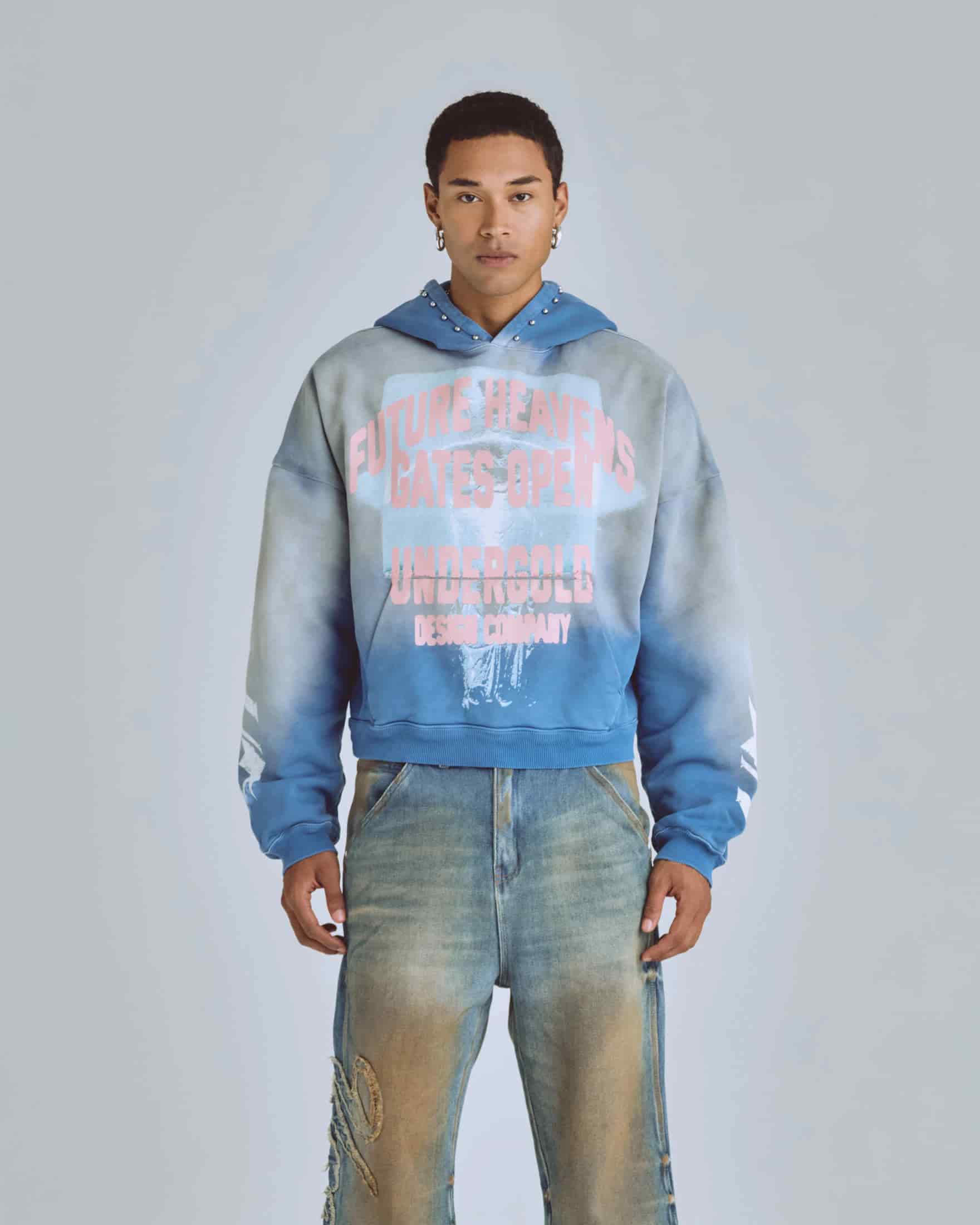 Agnus Dei Future Heavens Hoodie Storm Blue - miniatura 2