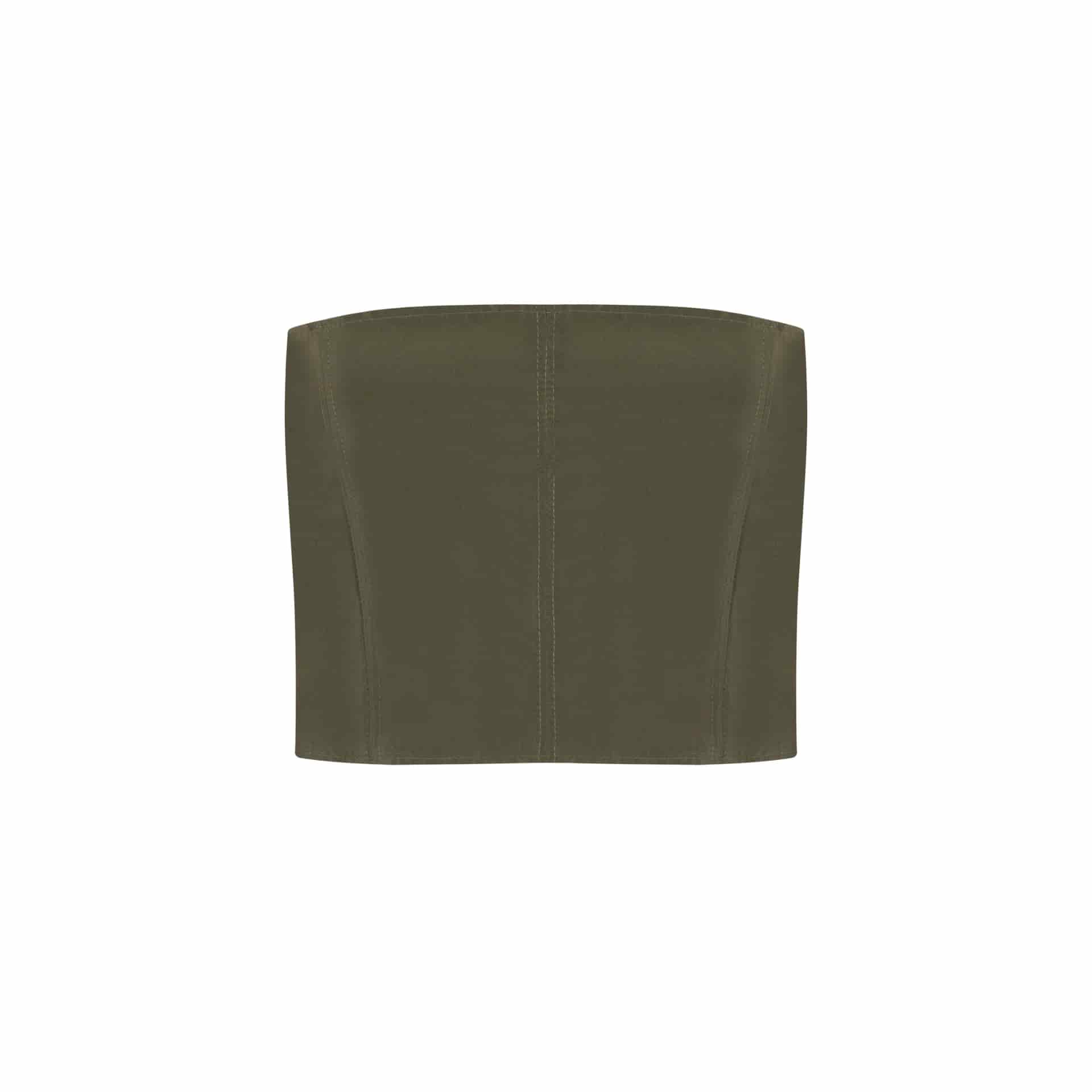 TAFFETA CORSET TOP - miniatura 5