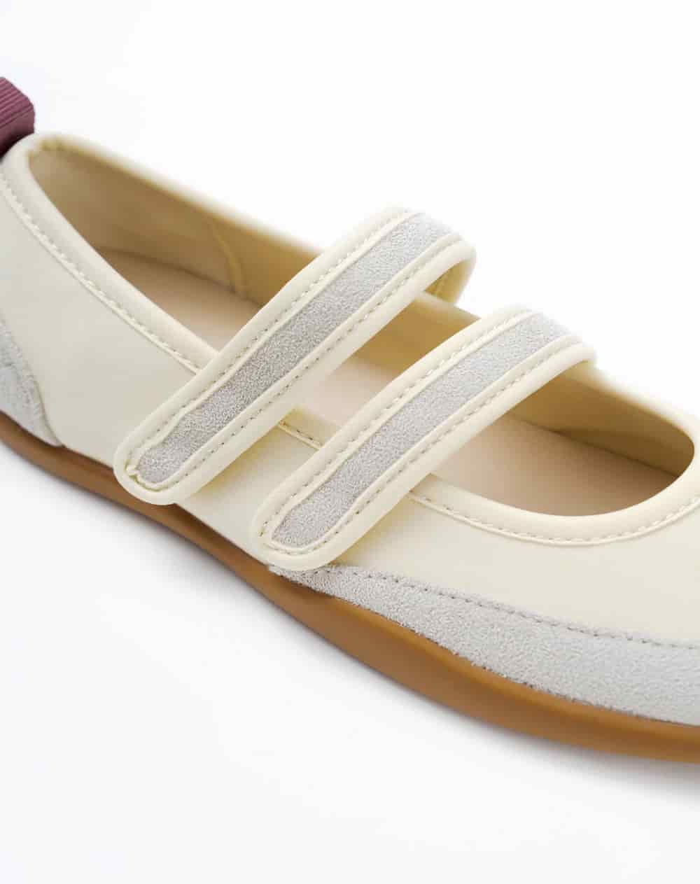 Zapatos baleta crudo niña - miniatura 5