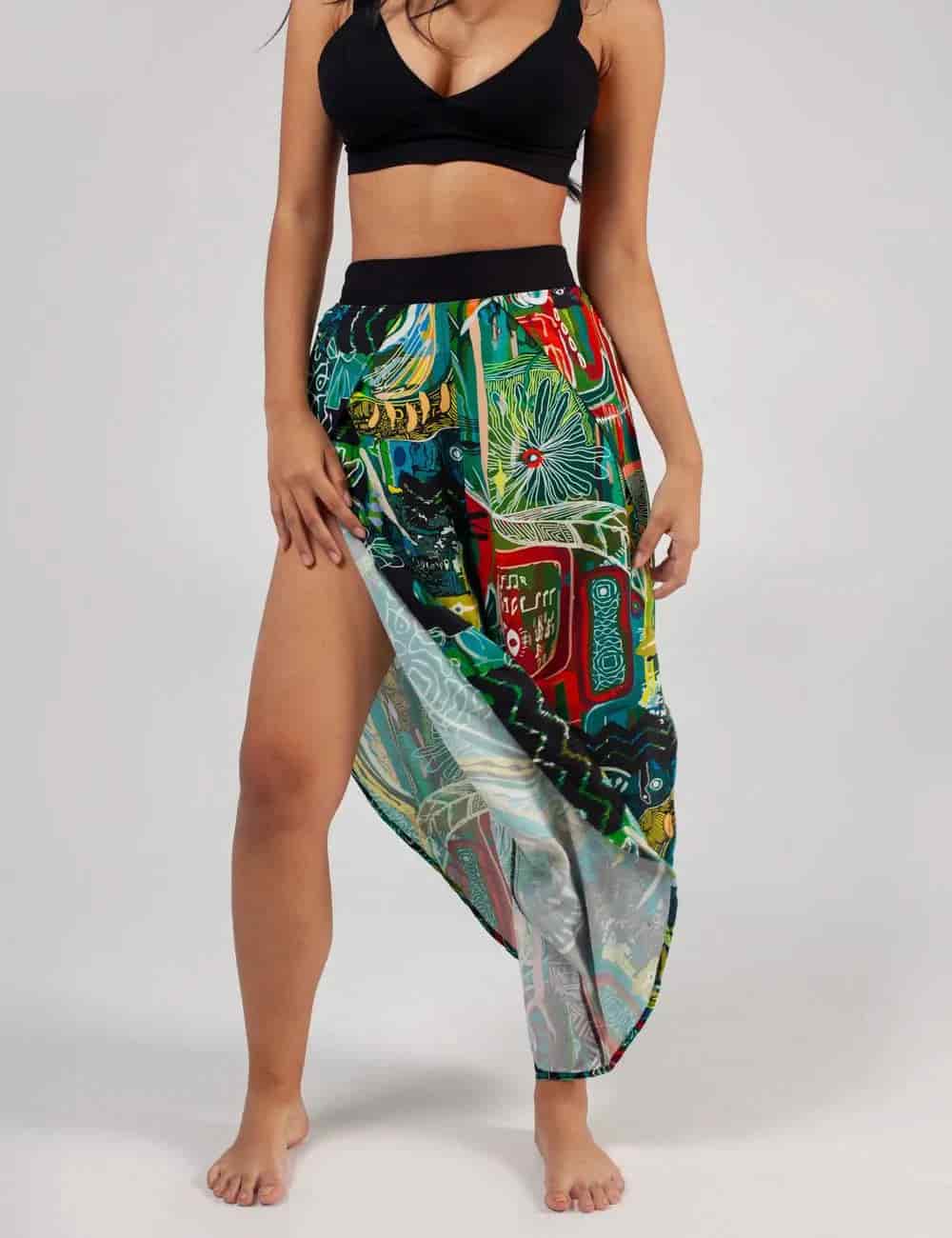 Pantalón Tulipán Yagé multicolor Mujer - miniatura 3