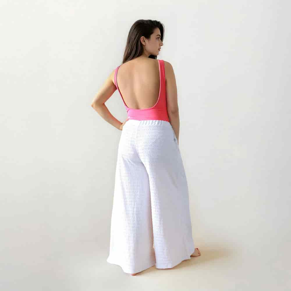 Pantalón Pareo con Textura Avena - miniatura 2