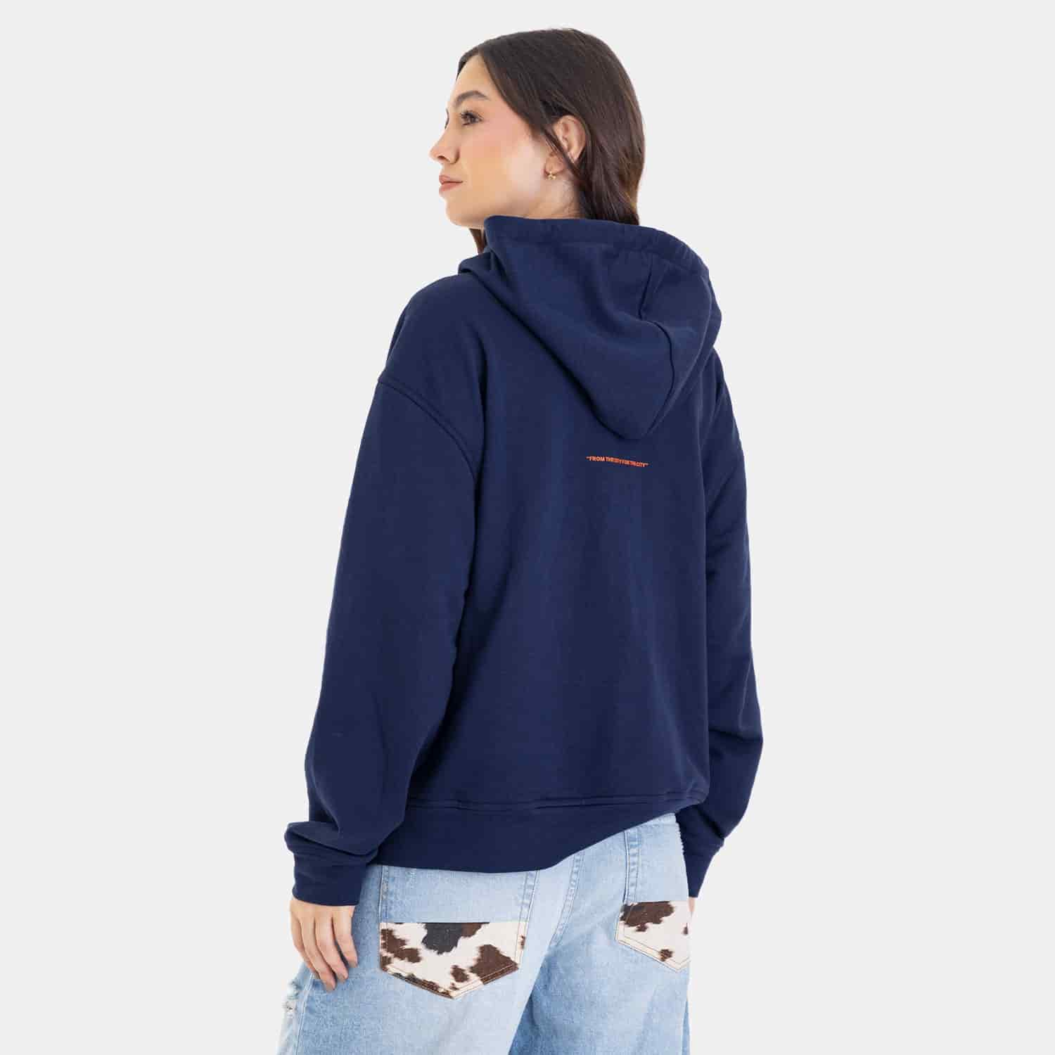 Zip Hoodie Regular Fit Dark Blue - miniatura 7