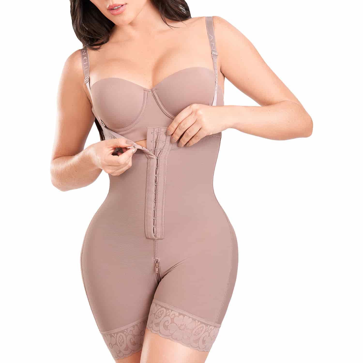 Faja Colombiana Strapless BrocheTipo Short Power Secret Mujer - miniatura 11