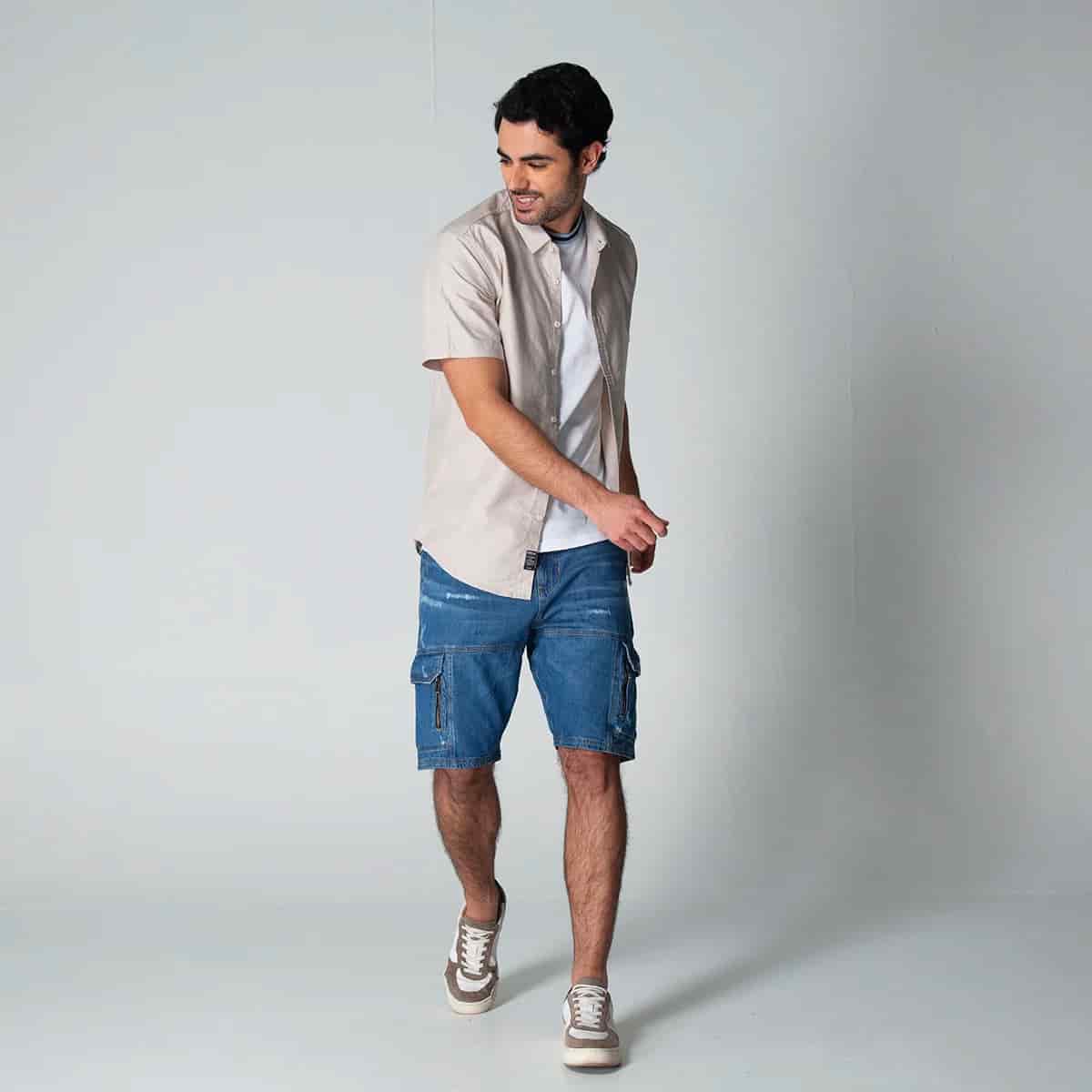 Bermuda Denim Cargo Party - miniatura 1