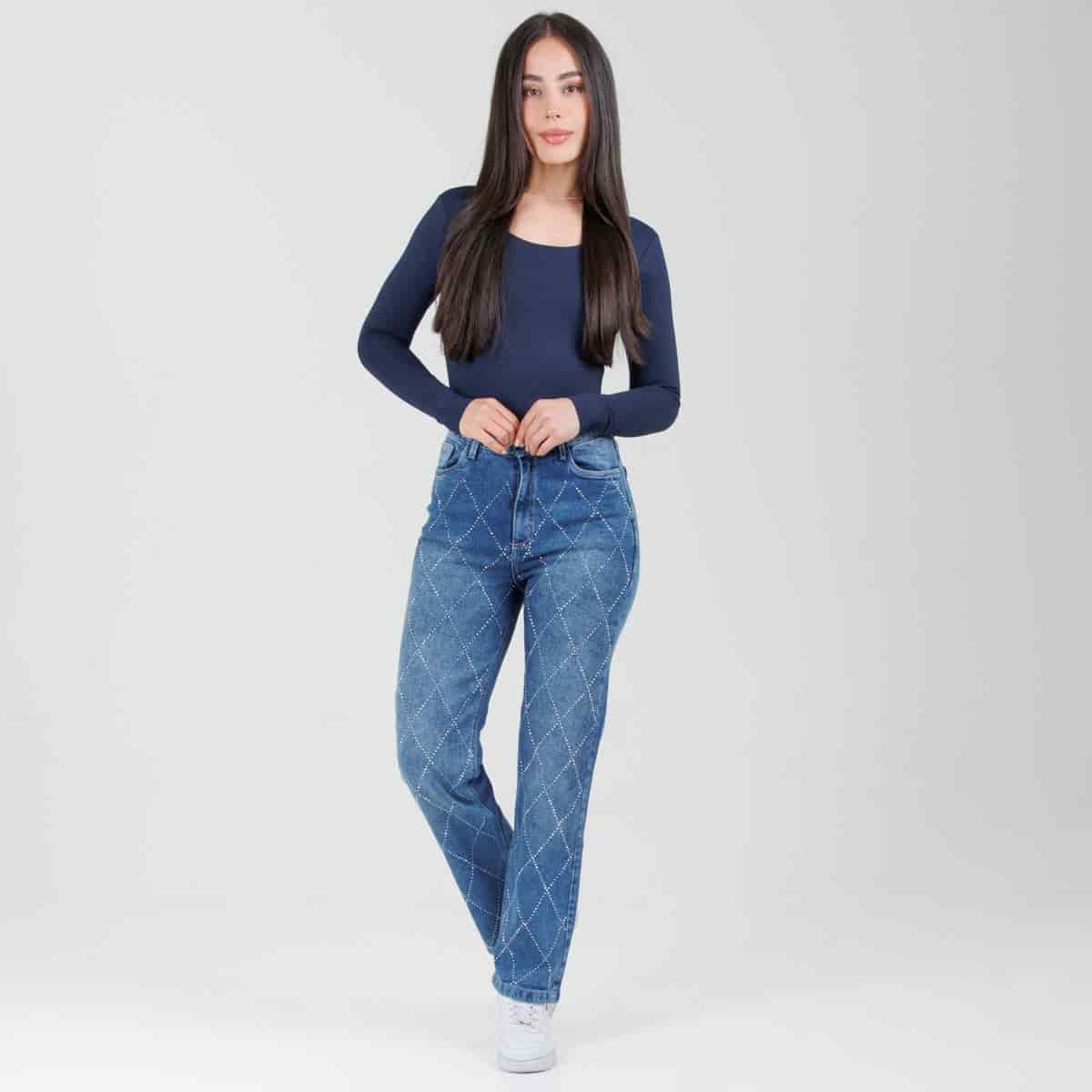 Jean Axspen Mom Fitr Brillos  Ox-2897 - miniatura 2