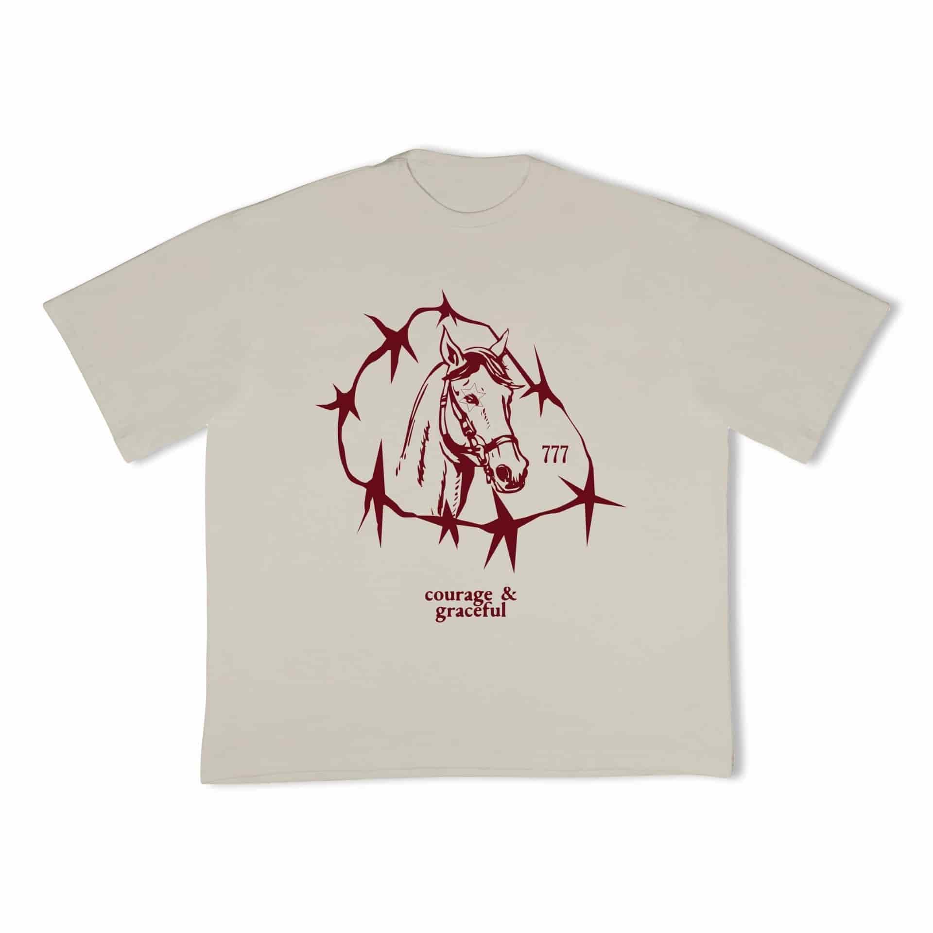 Bone T-Shirt Boxy Horse - miniatura 1